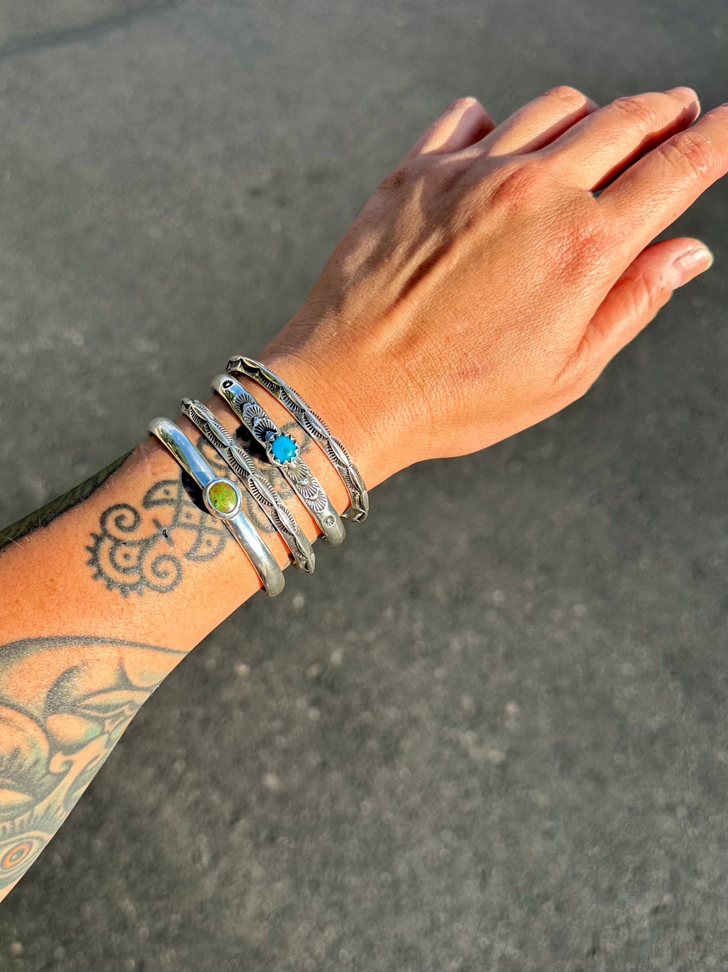 Sun Ray Triangle Cuff