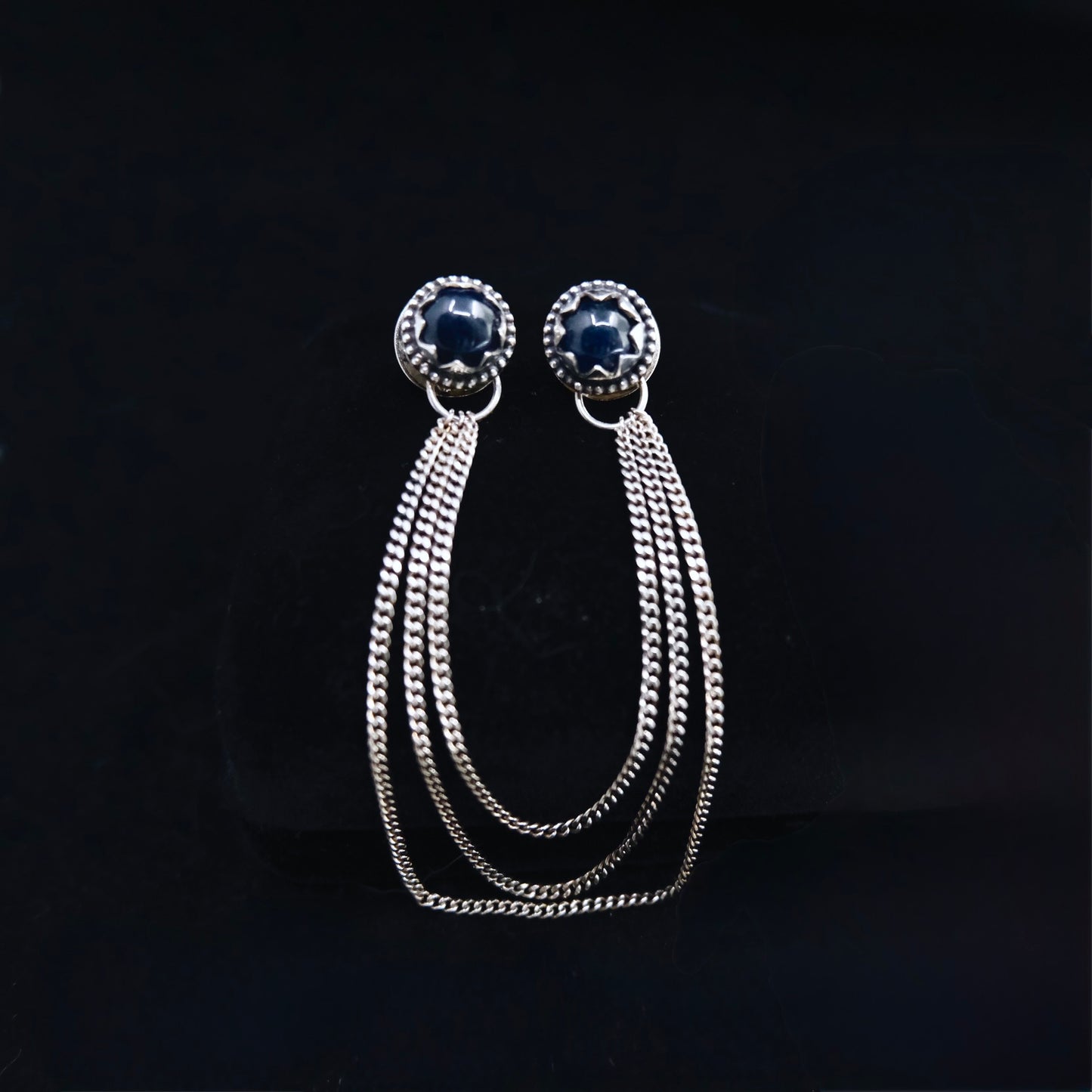 Sapphire Collar Pins