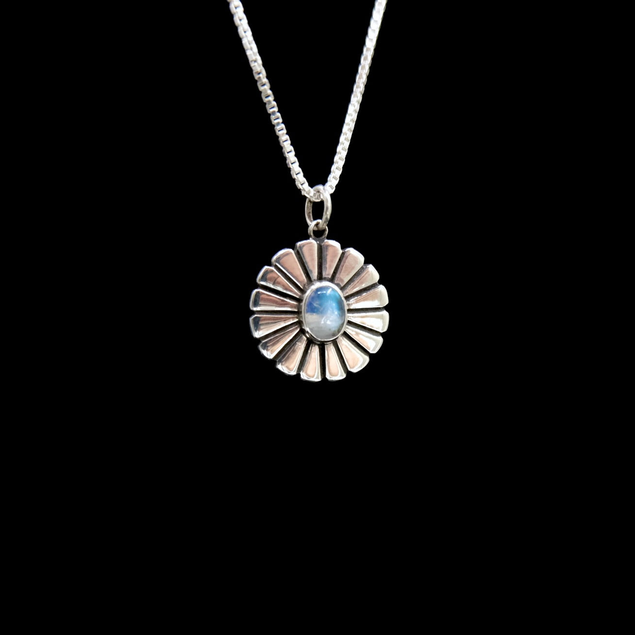 Mini Moonstone Sun Medallion
