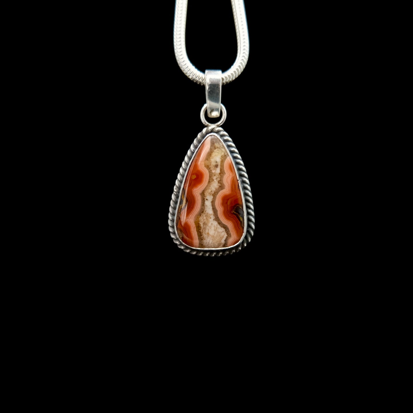 Moroccan Seam Agate Necklace