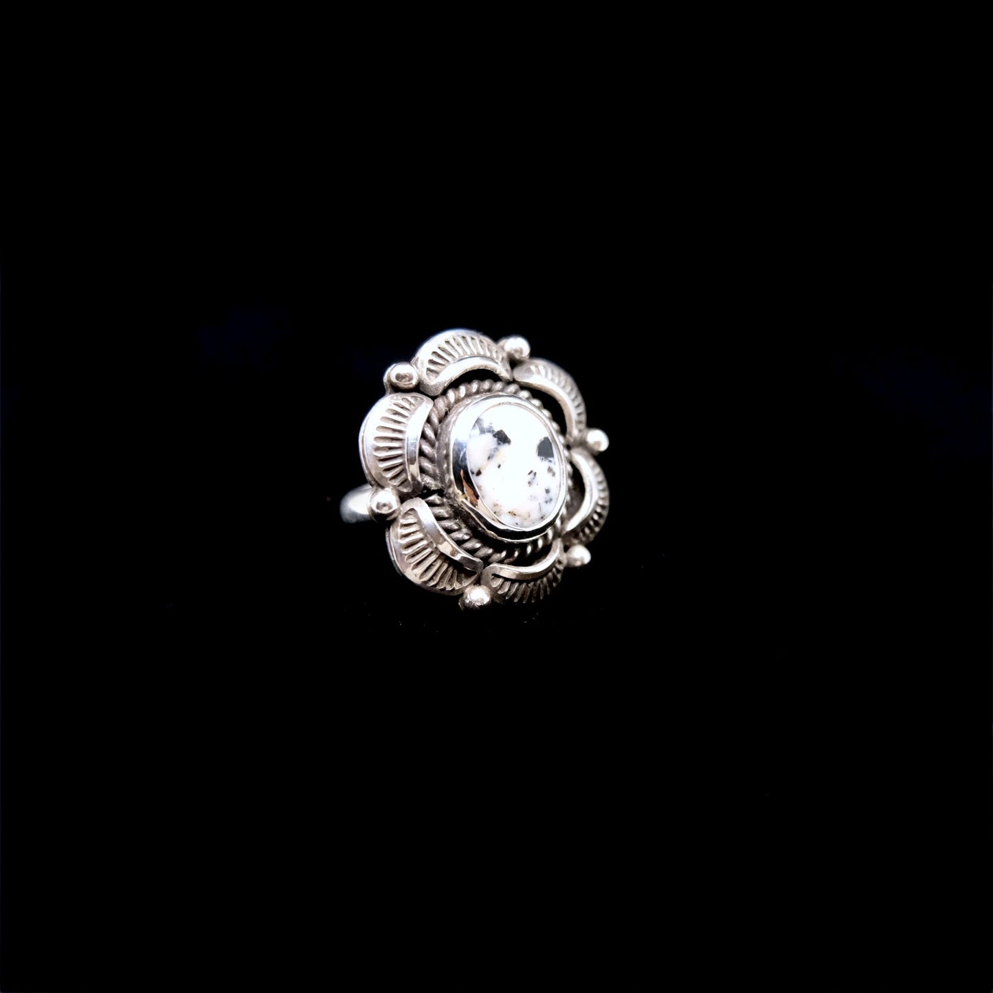 White Buffalo Statement Ring {7.75}