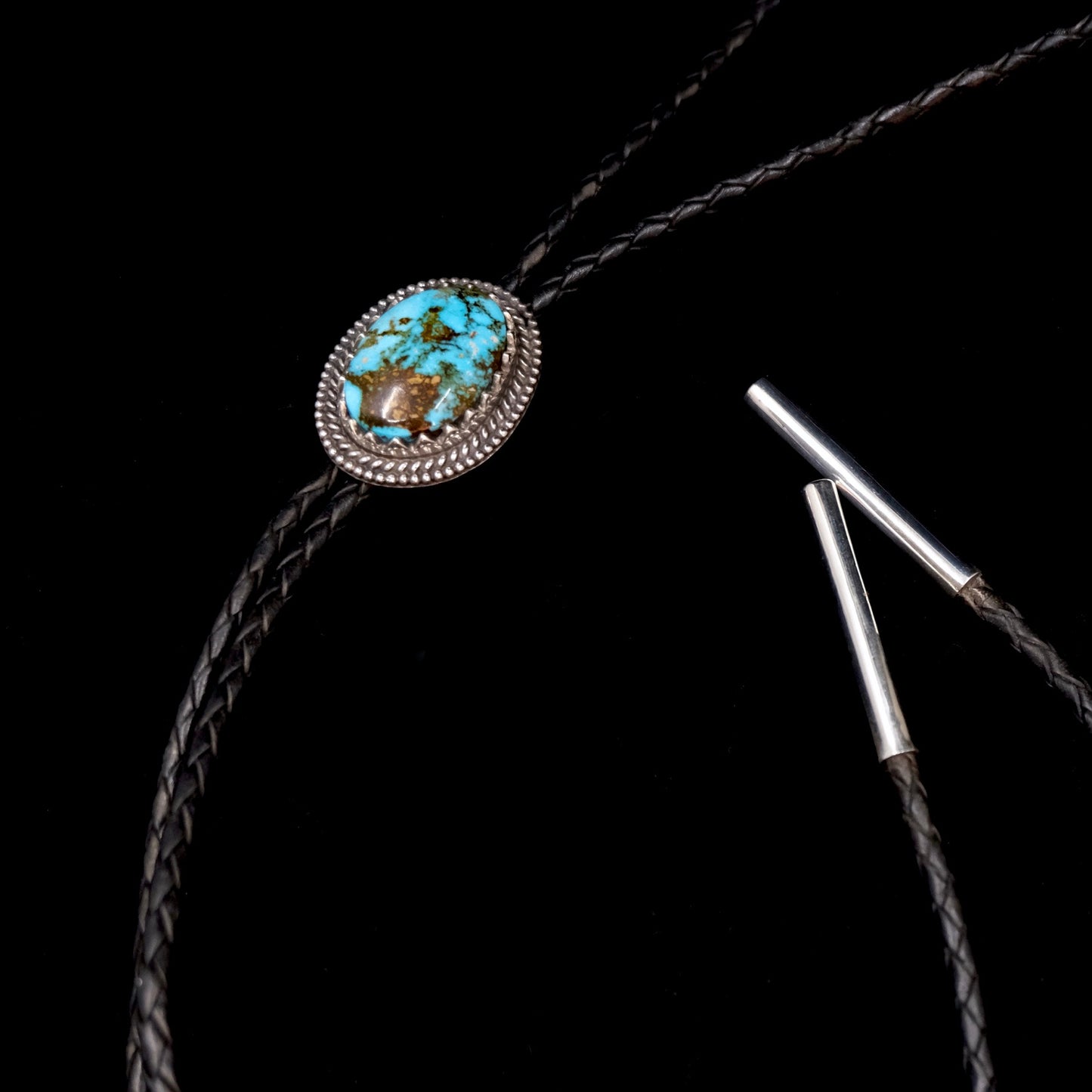 Turquoise Mountain Bolo tie