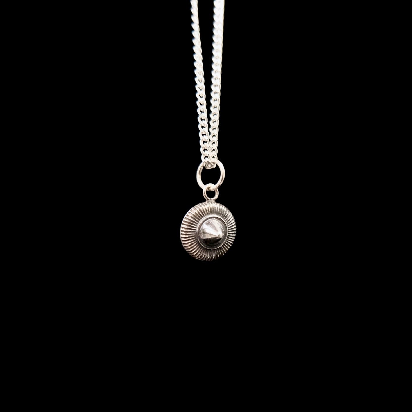 Sun Dial Charm Necklace