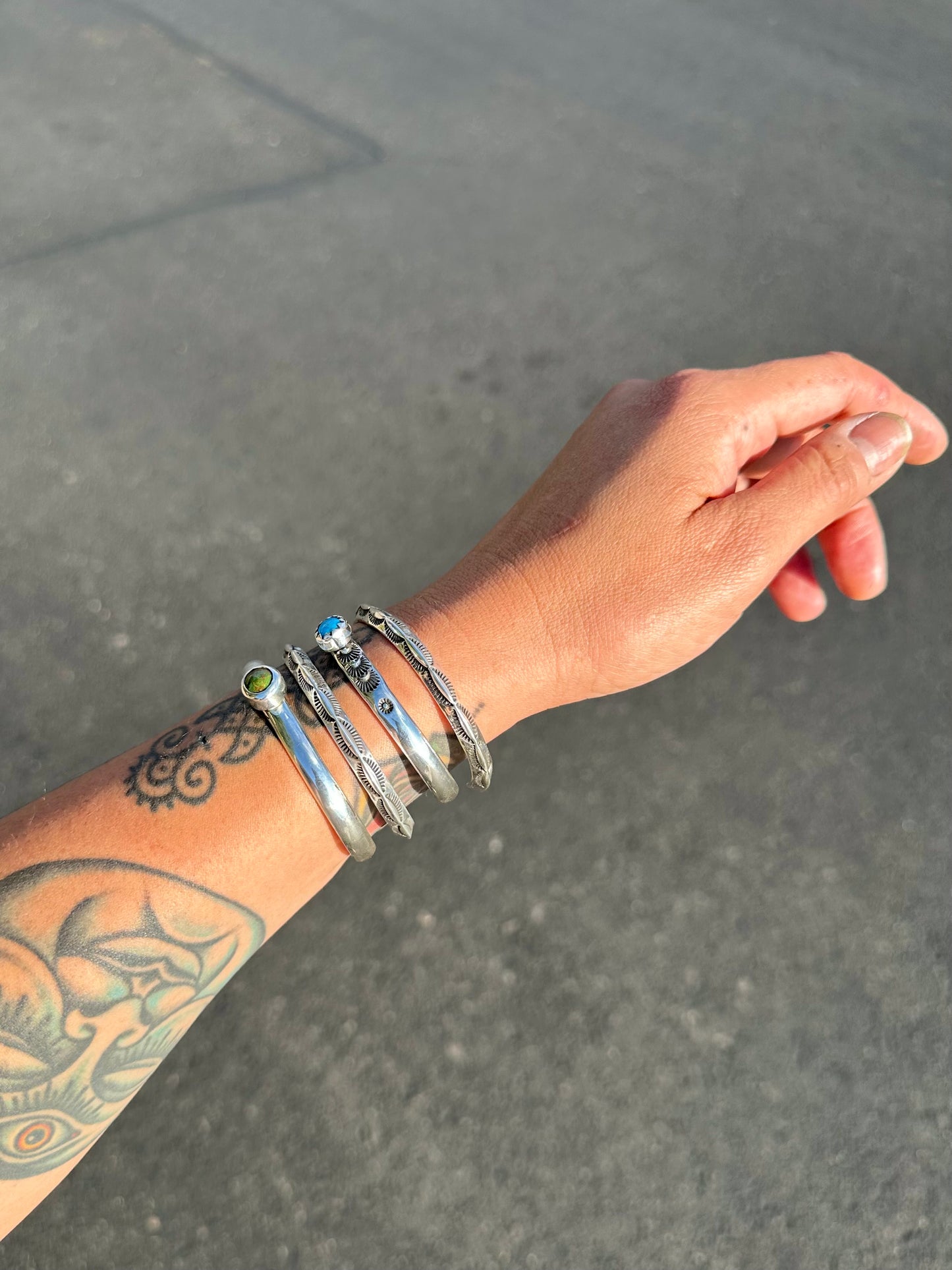Sun Ray Triangle Cuff