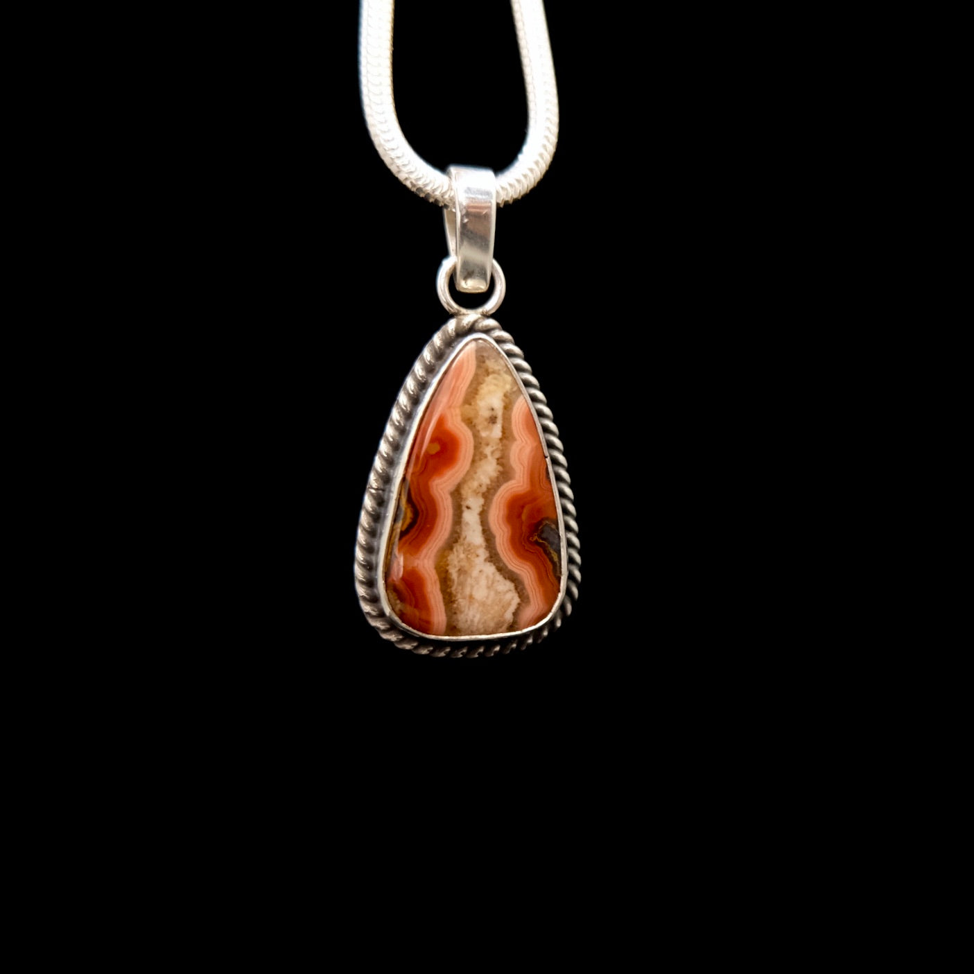 Moroccan Seam Agate Necklace
