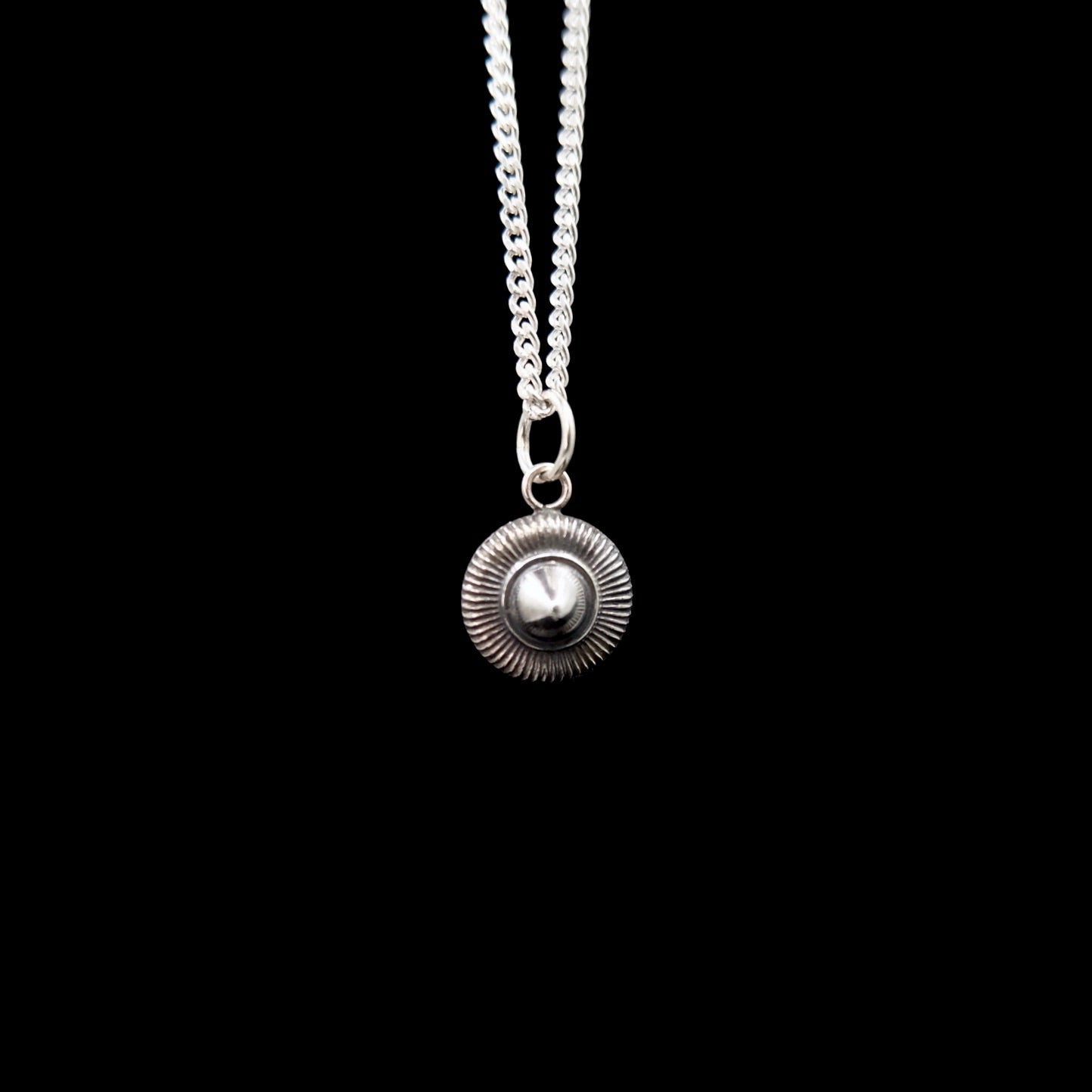 Sun Dial Charm Necklace