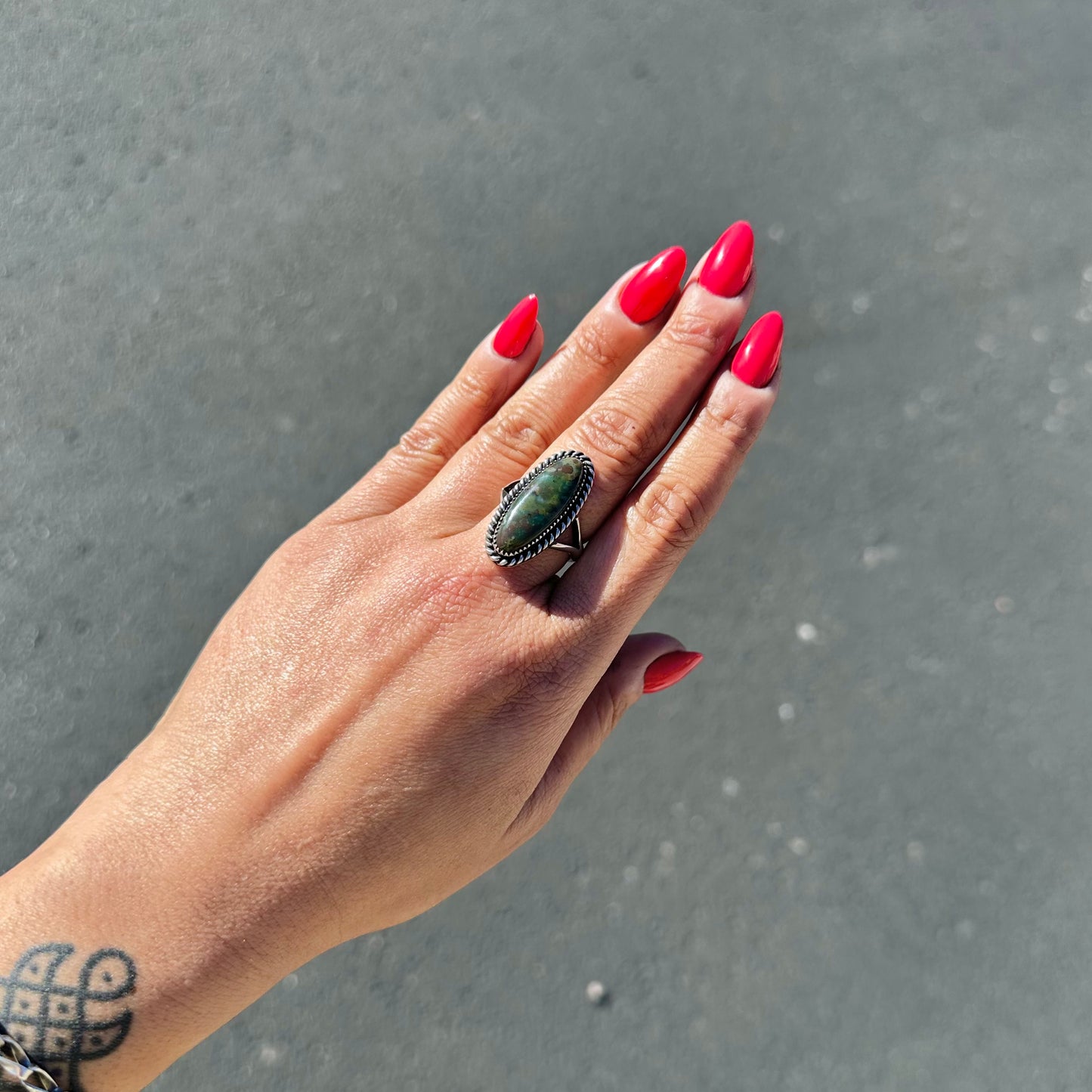 Bloodstone Ring {8.5}