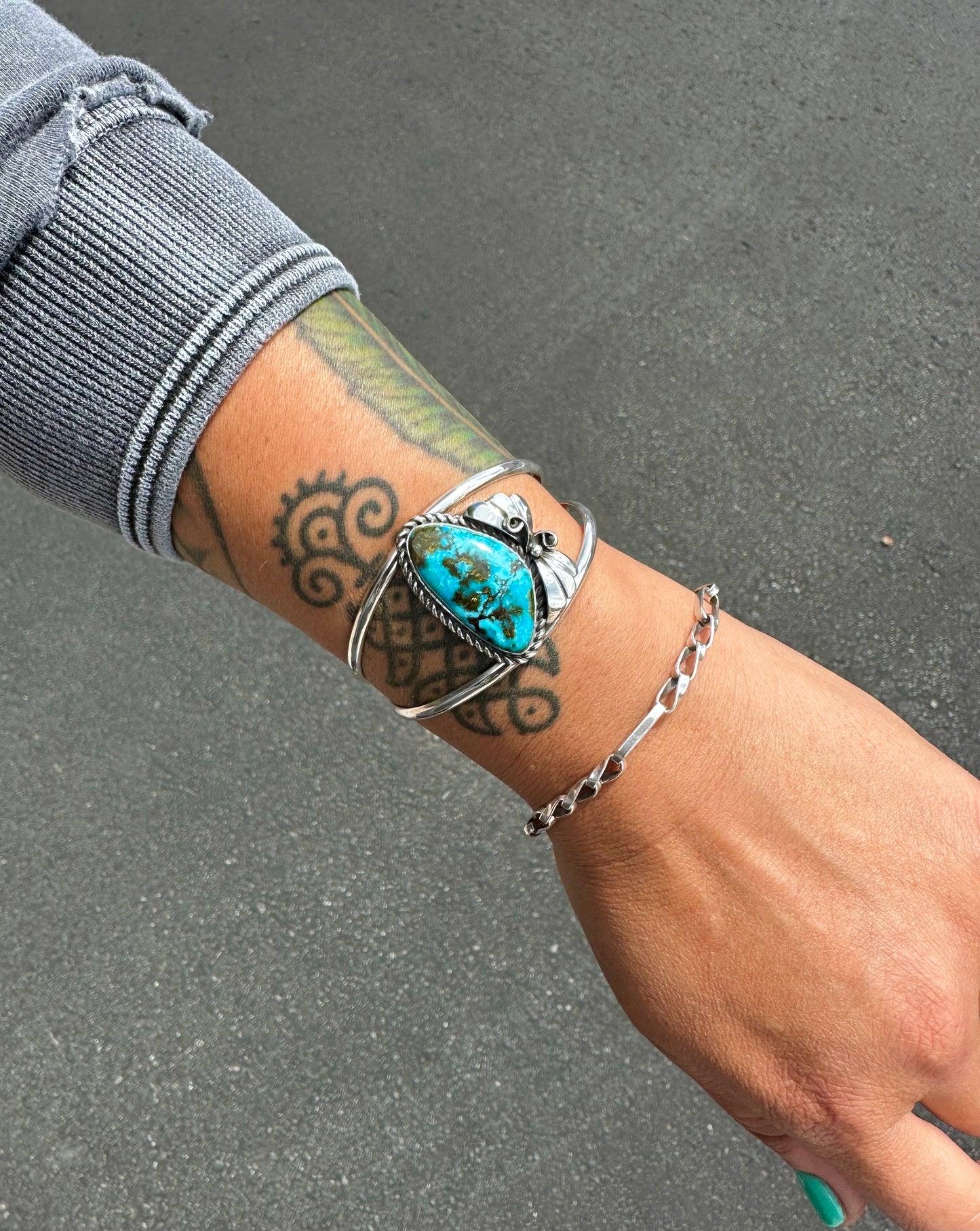 Kingman Turquoise Cuff {S/M}