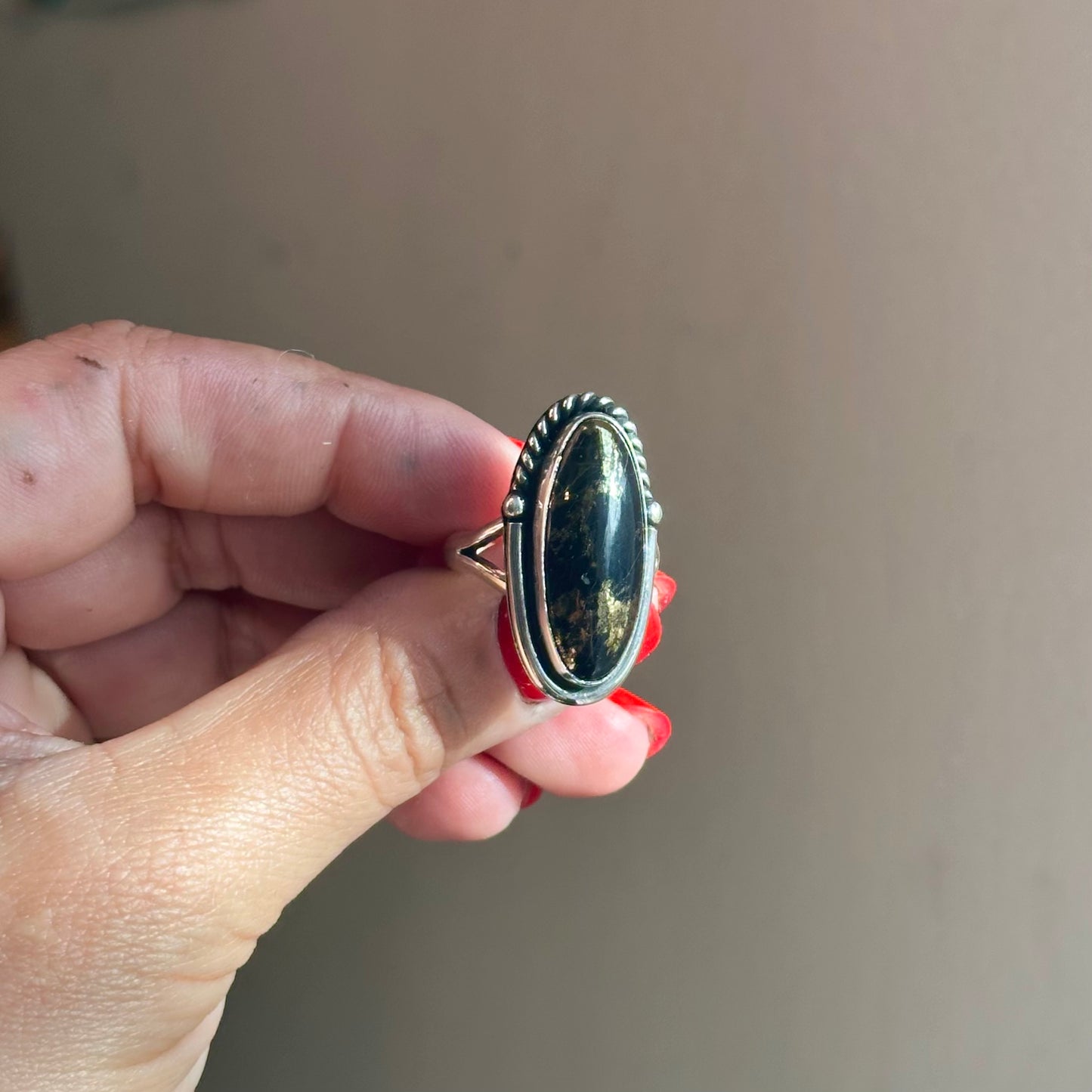 Custom Apache Gold Ring {7.5}