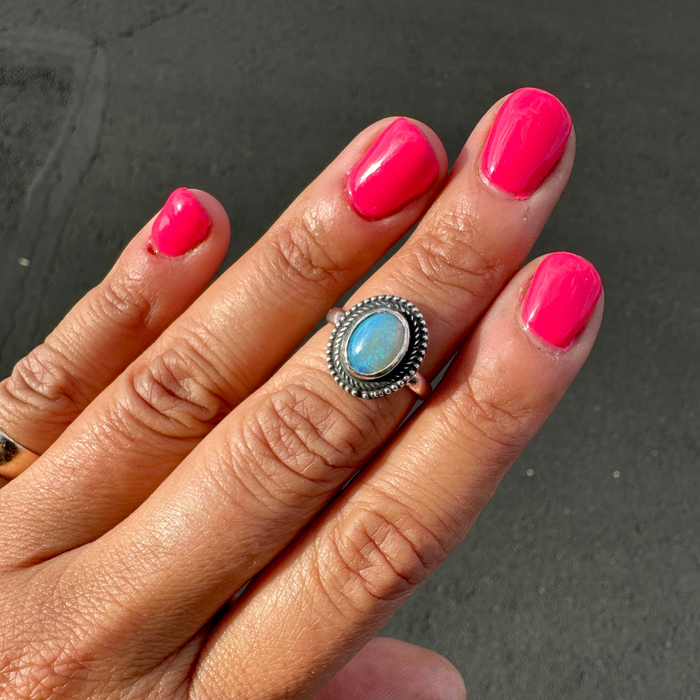 Australian Opal Ring {6}