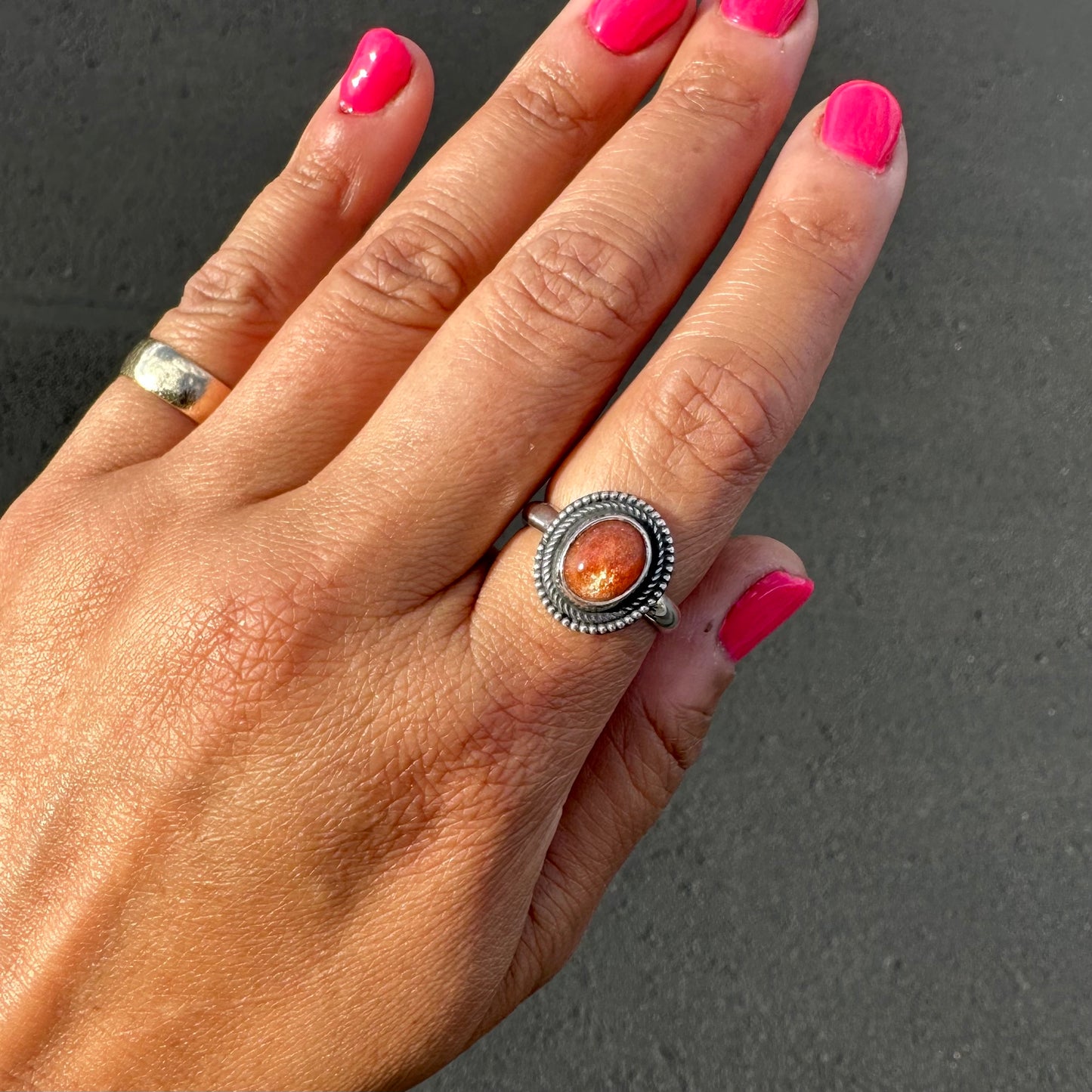 Sunstone Ring {8}