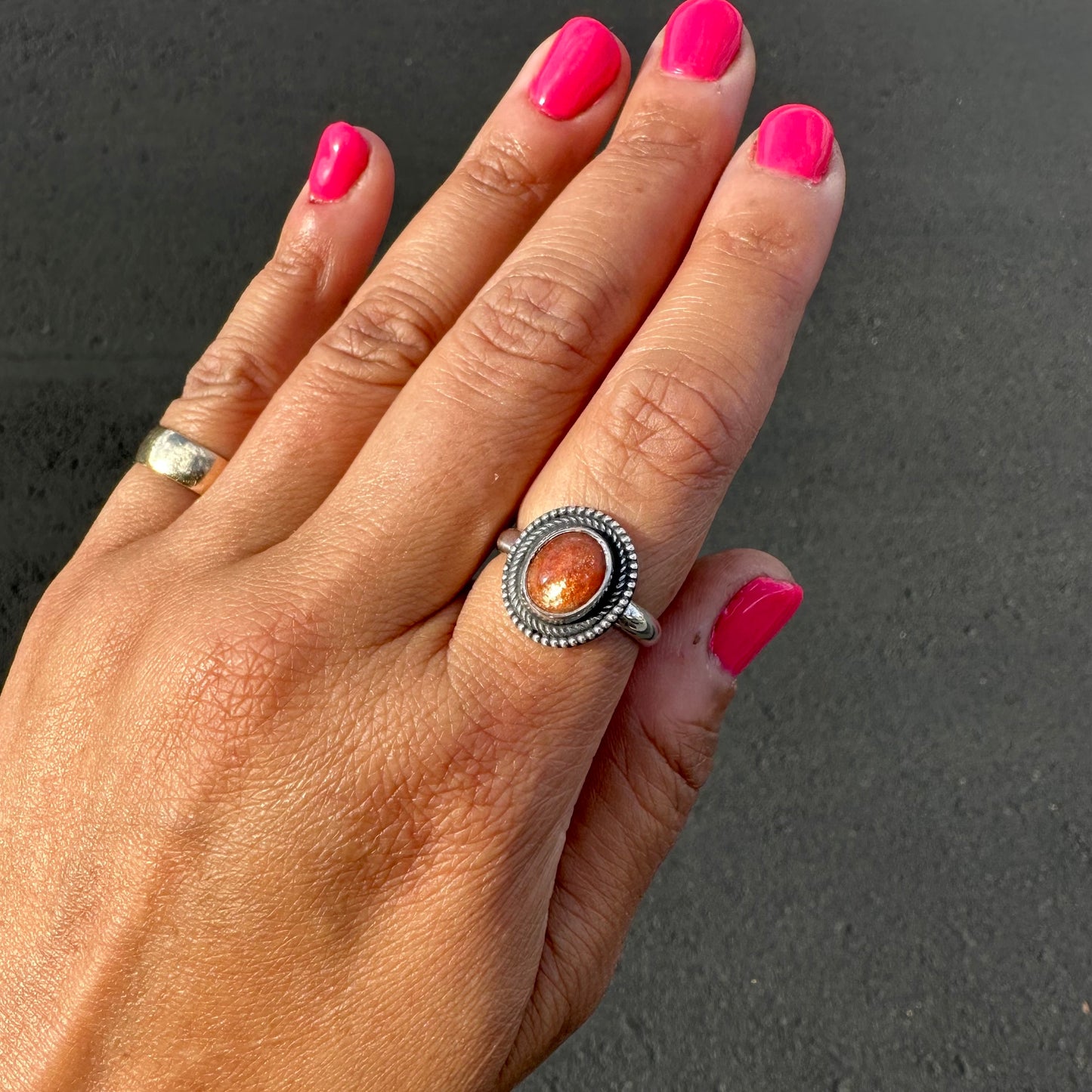 Sunstone Ring {8}