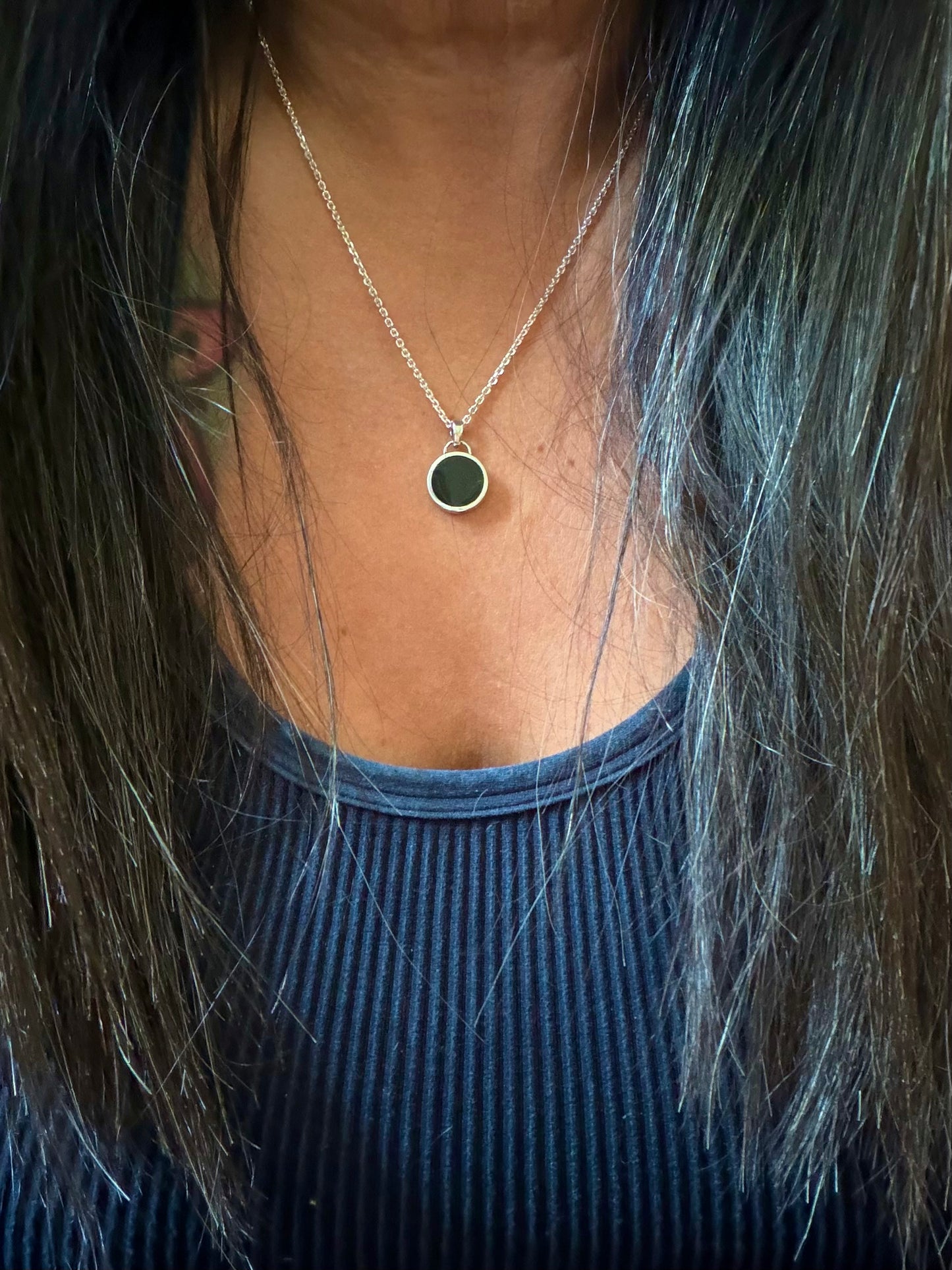 Onyx Pendant Necklace
