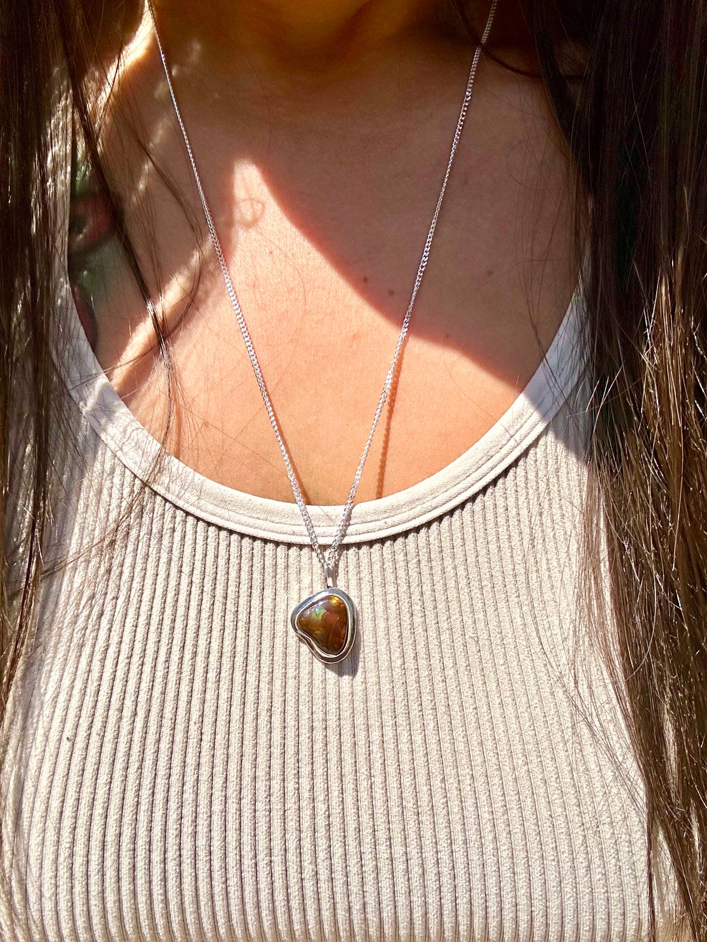 Mexican Fire Agate Necklace