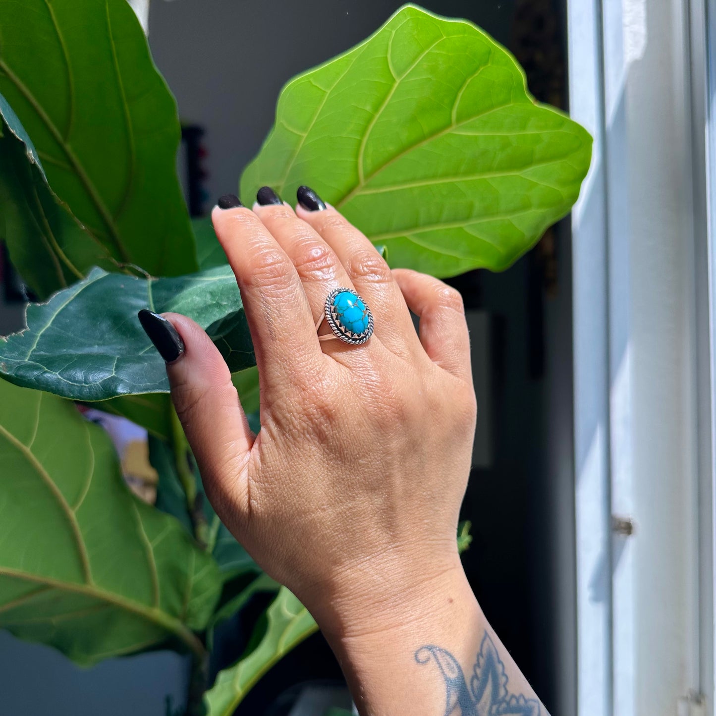 Egyptian Turquoise Ring {8}