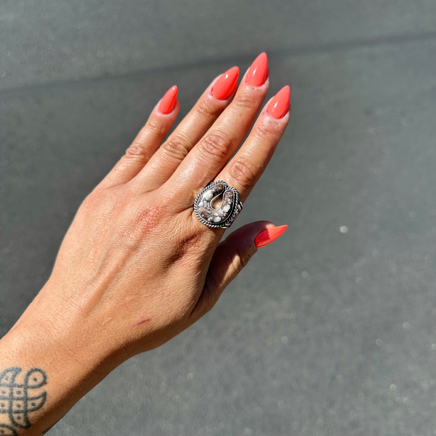 Wild Horse Good Luck Ring {9}