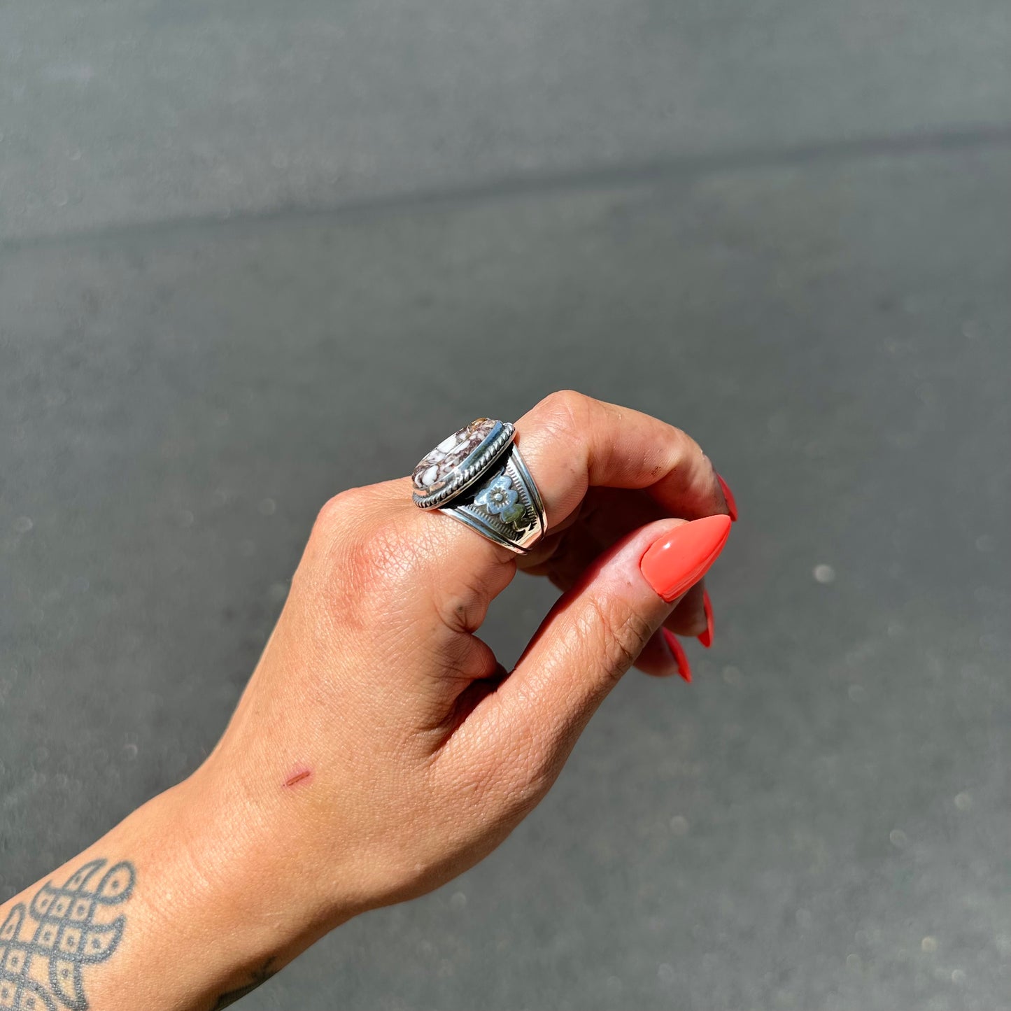 Wild Horse Good Luck Ring {9}