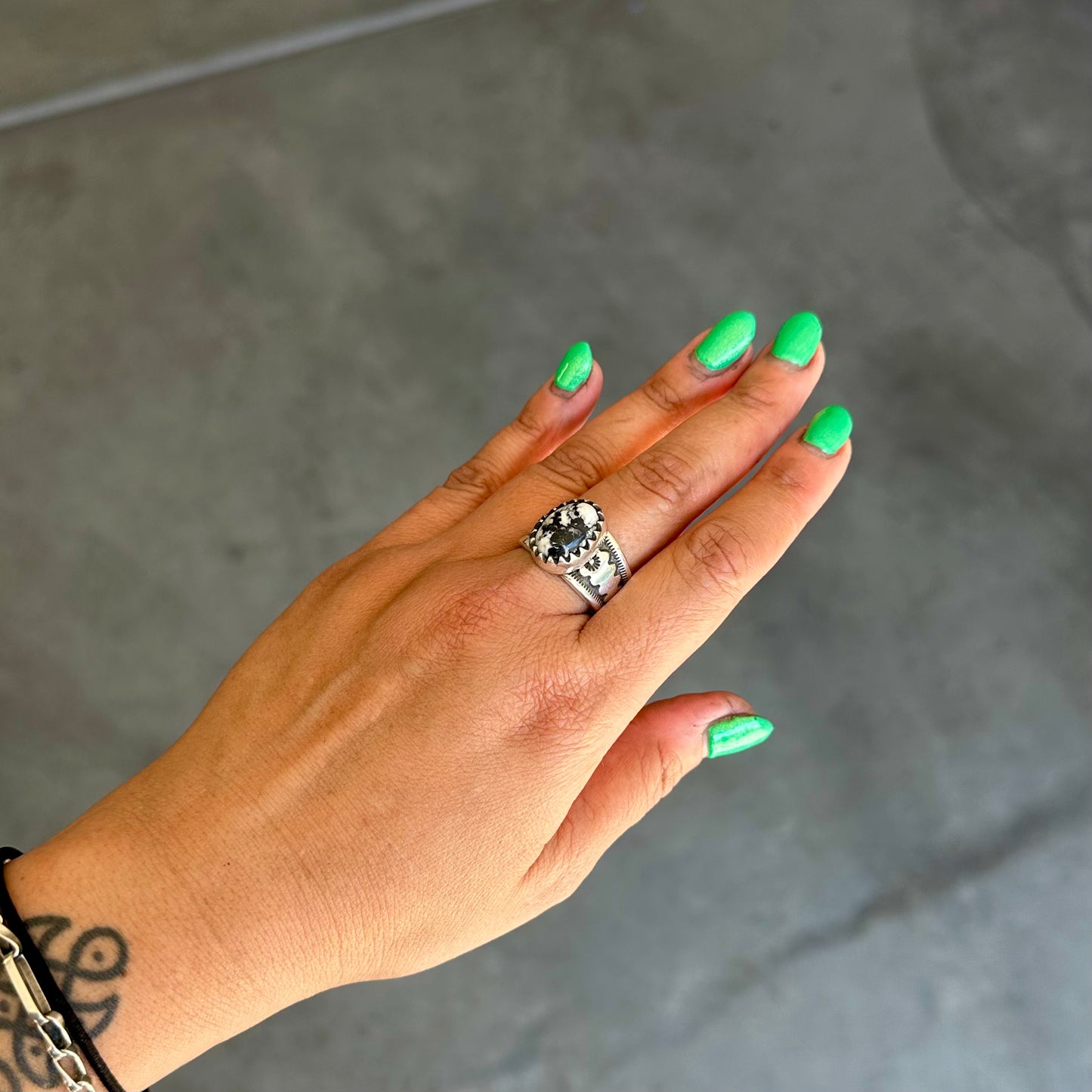 White Buffalo Cigar Ring {10}
