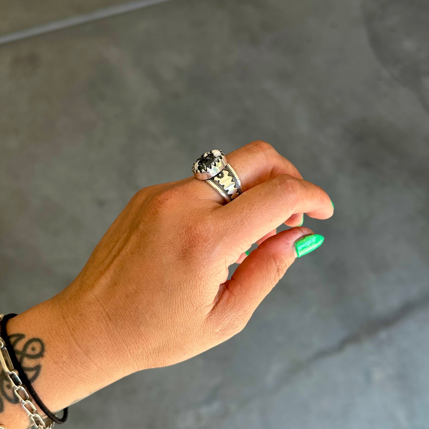 White Buffalo Cigar Ring {10}