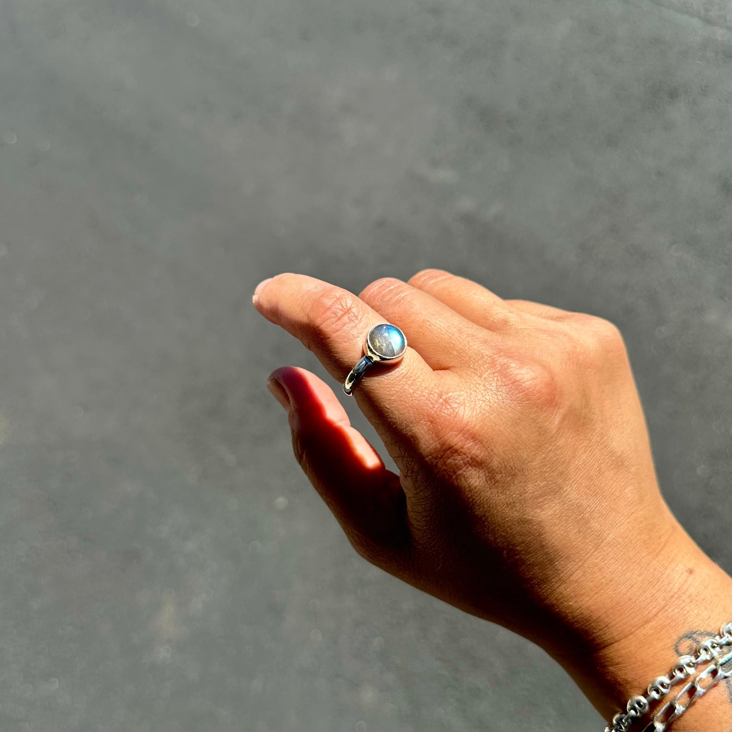 Labradorite Ring {8}