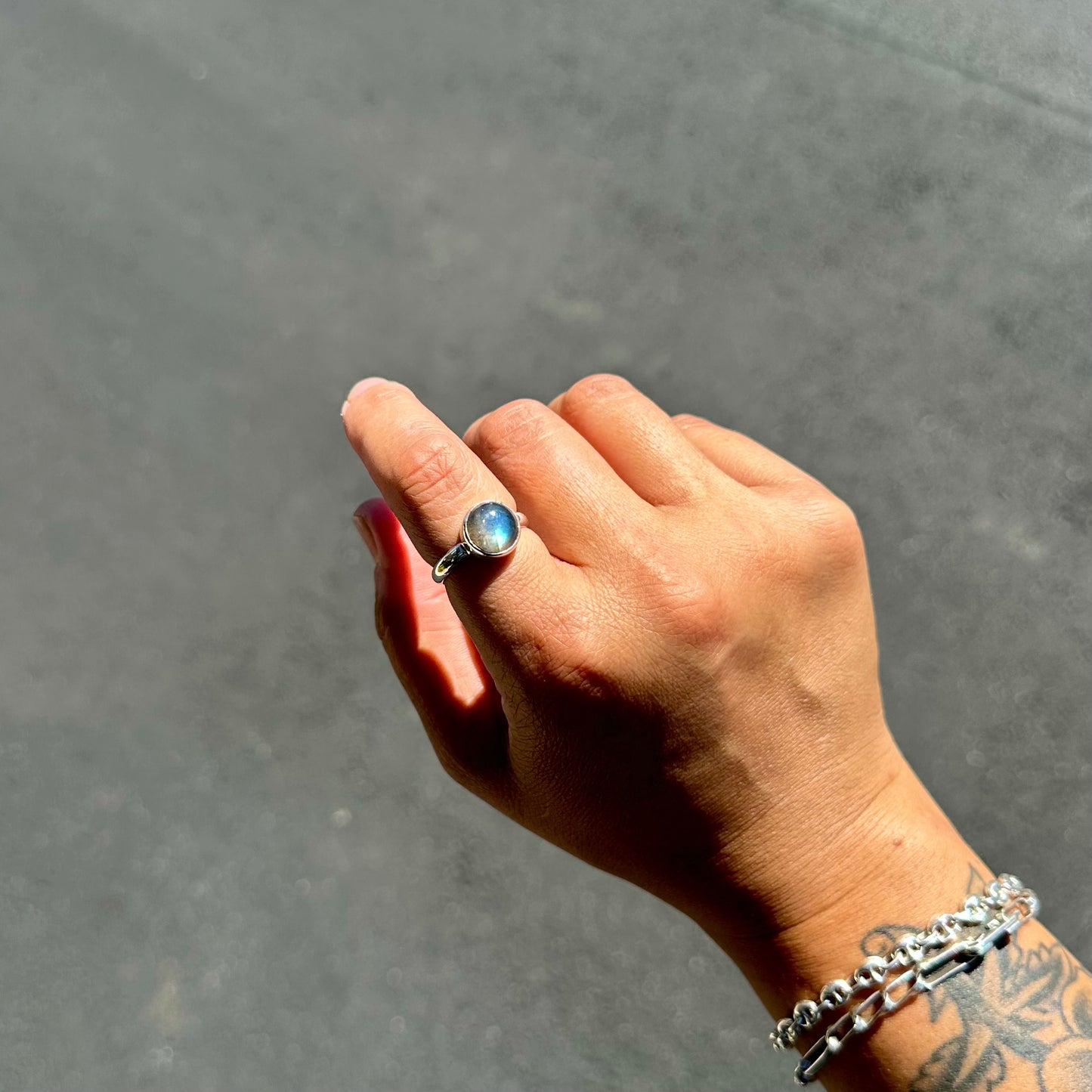 Labradorite Ring {8}