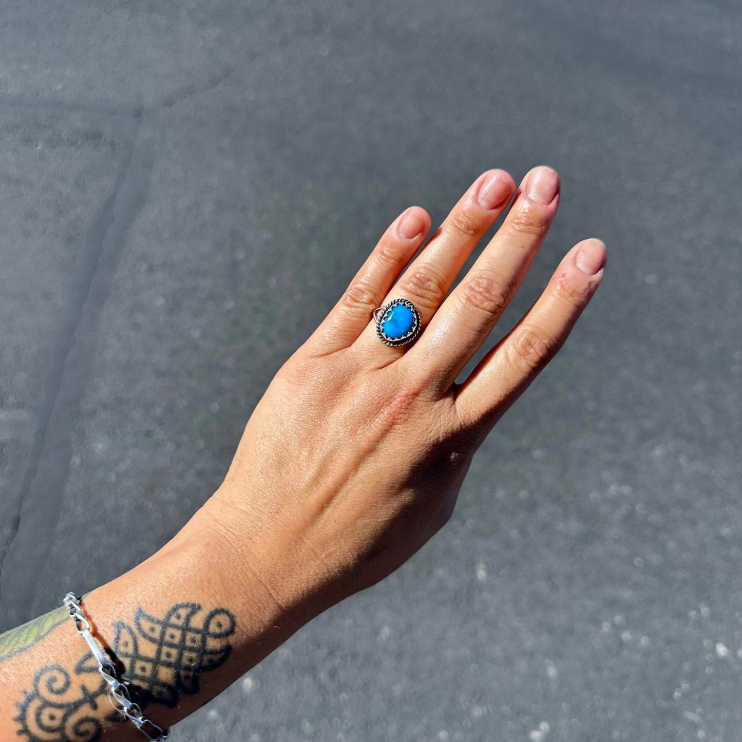 Ithaca Peak Turquoise Ring {7}