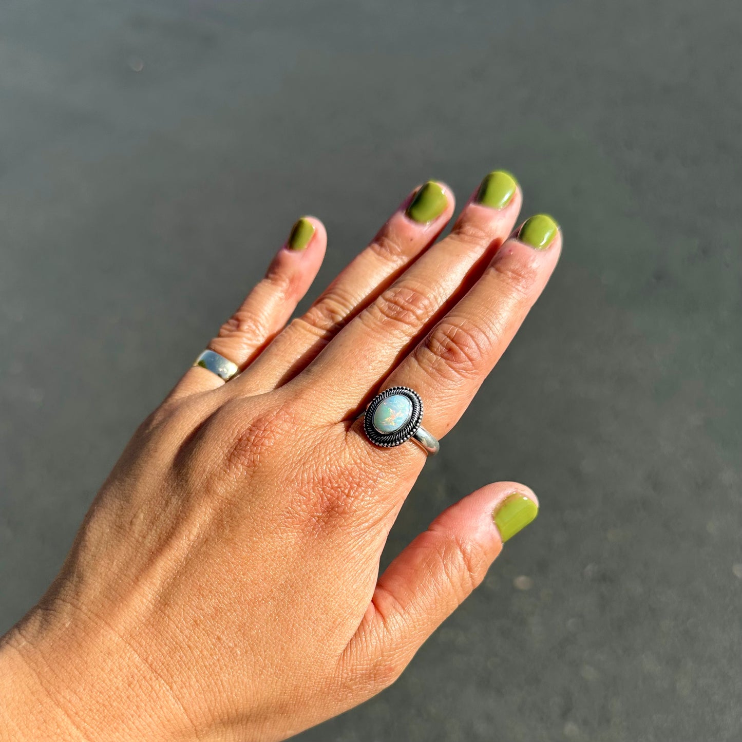 Australian Opal Ring {7}