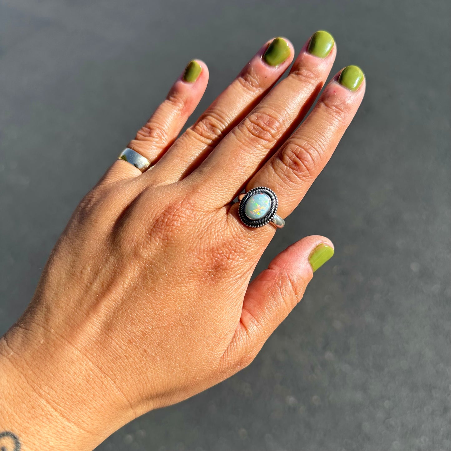 Australian Opal Ring {7}