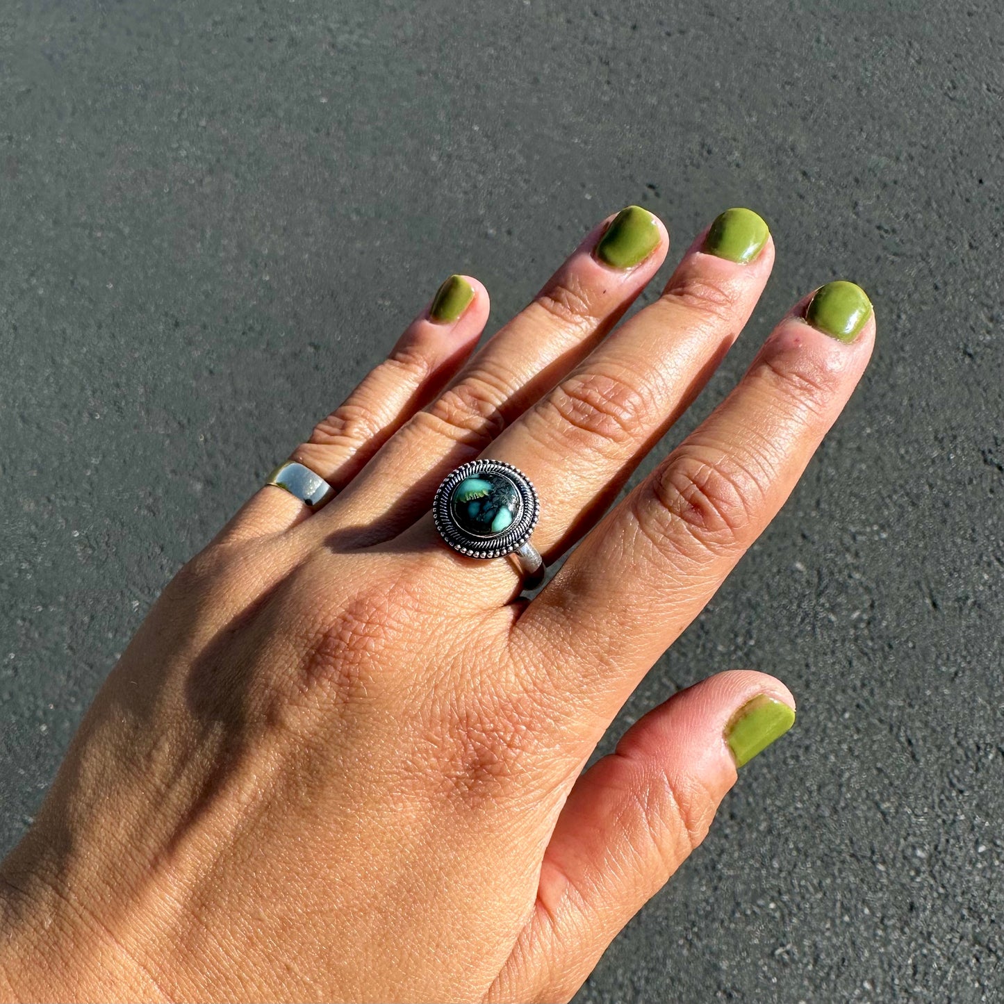 New Lander Variscite Ring {8}