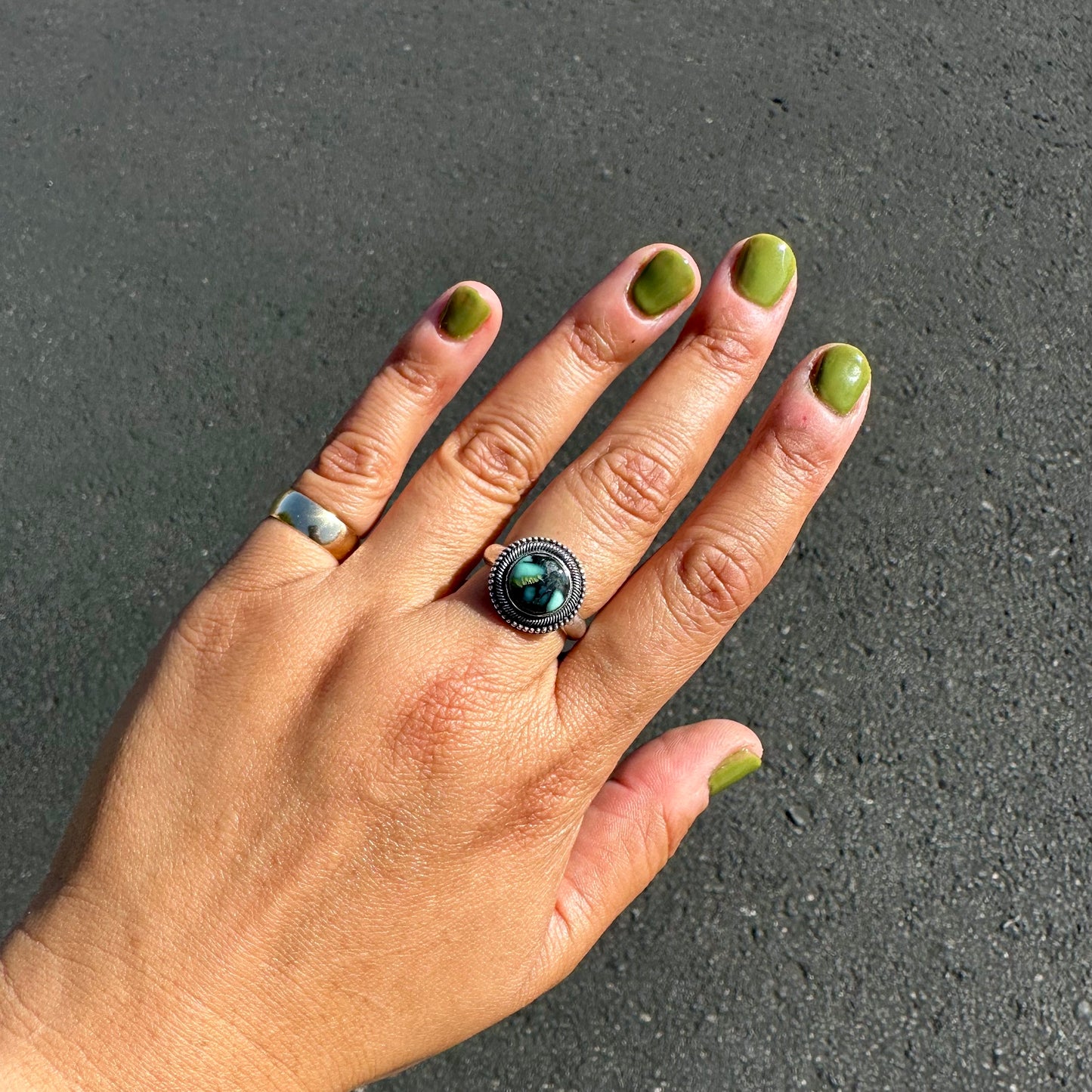 New Lander Variscite Ring {8}
