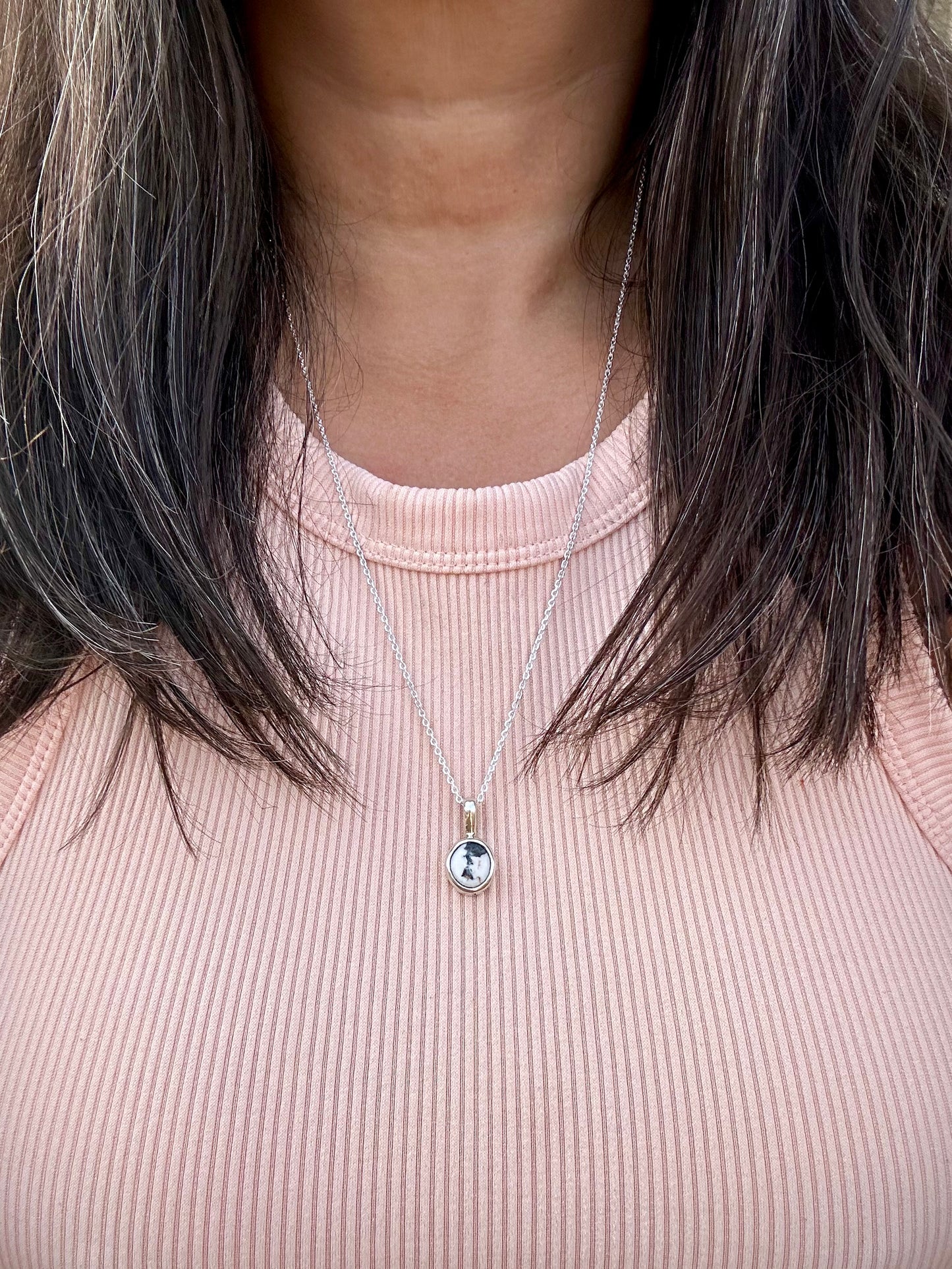 White Buffalo Mini Pendant