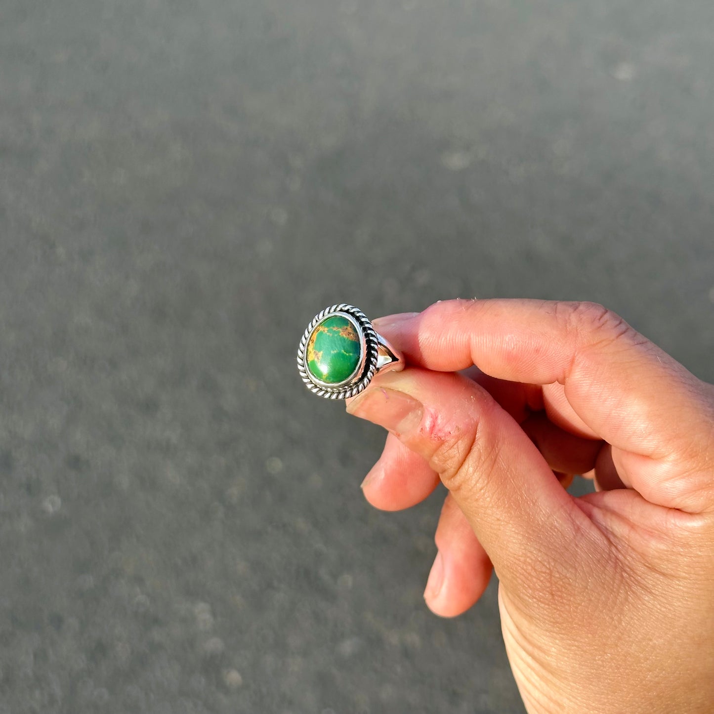 Stone Mountain Turquoise Ring