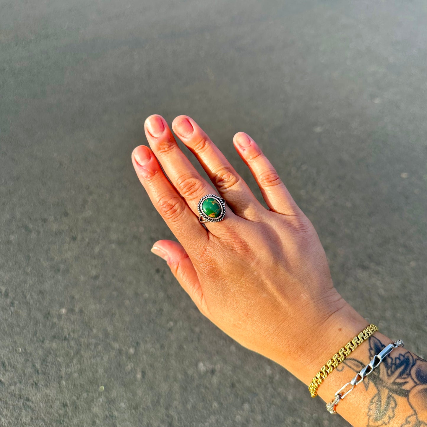 Stone Mountain Turquoise Ring