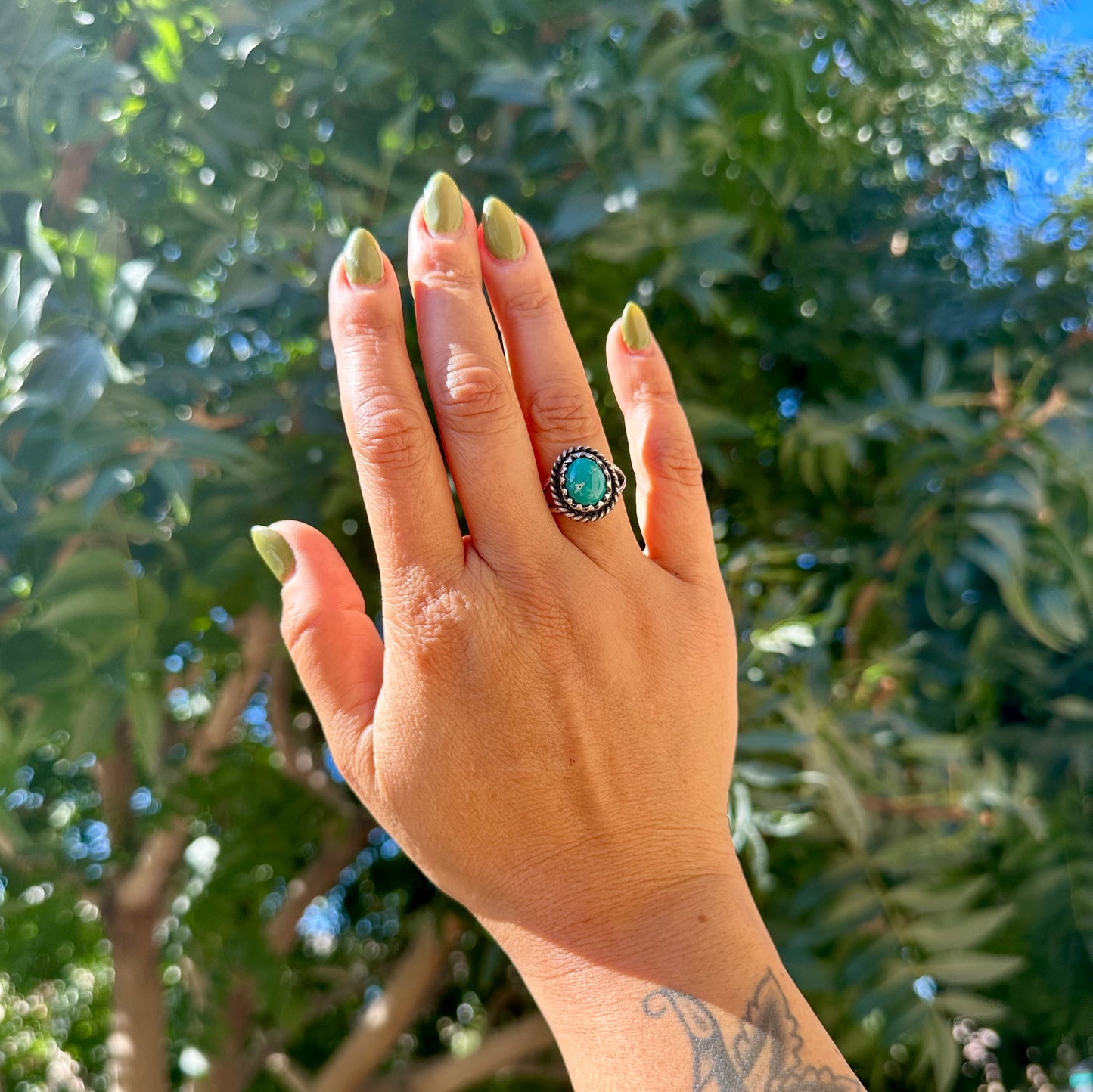 Royston Turquoise Ring {8}