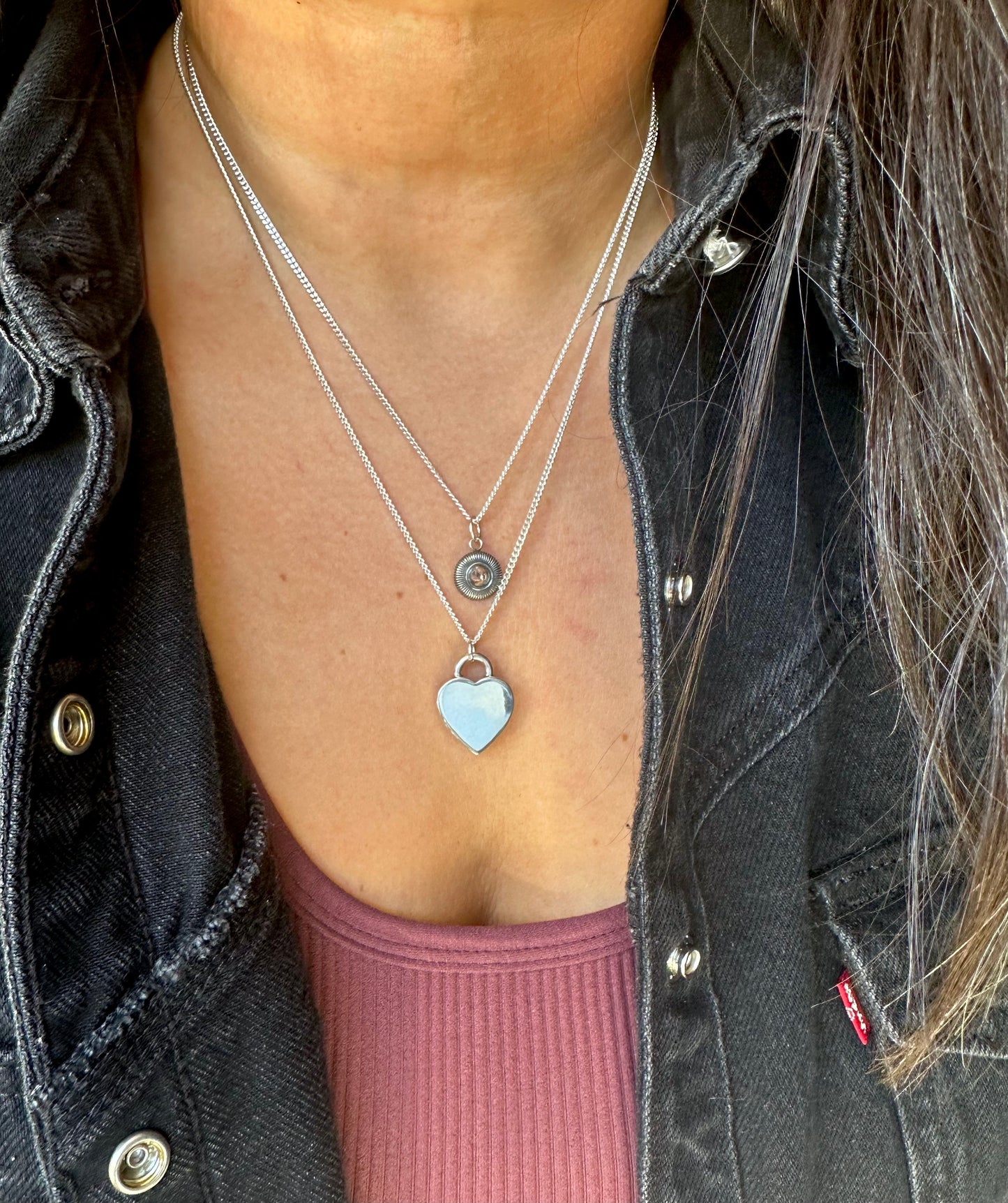 Sun Dial Charm Necklace