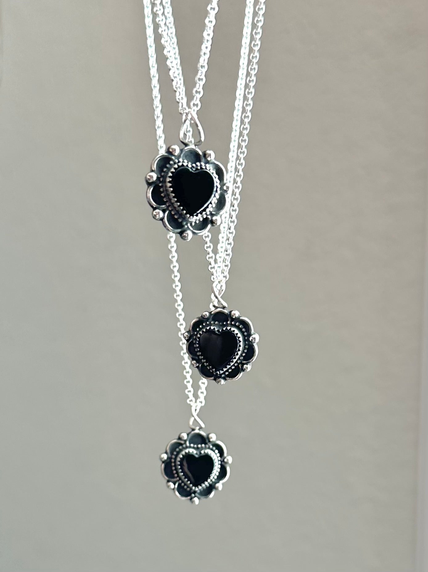 Onyx Valentine Necklace