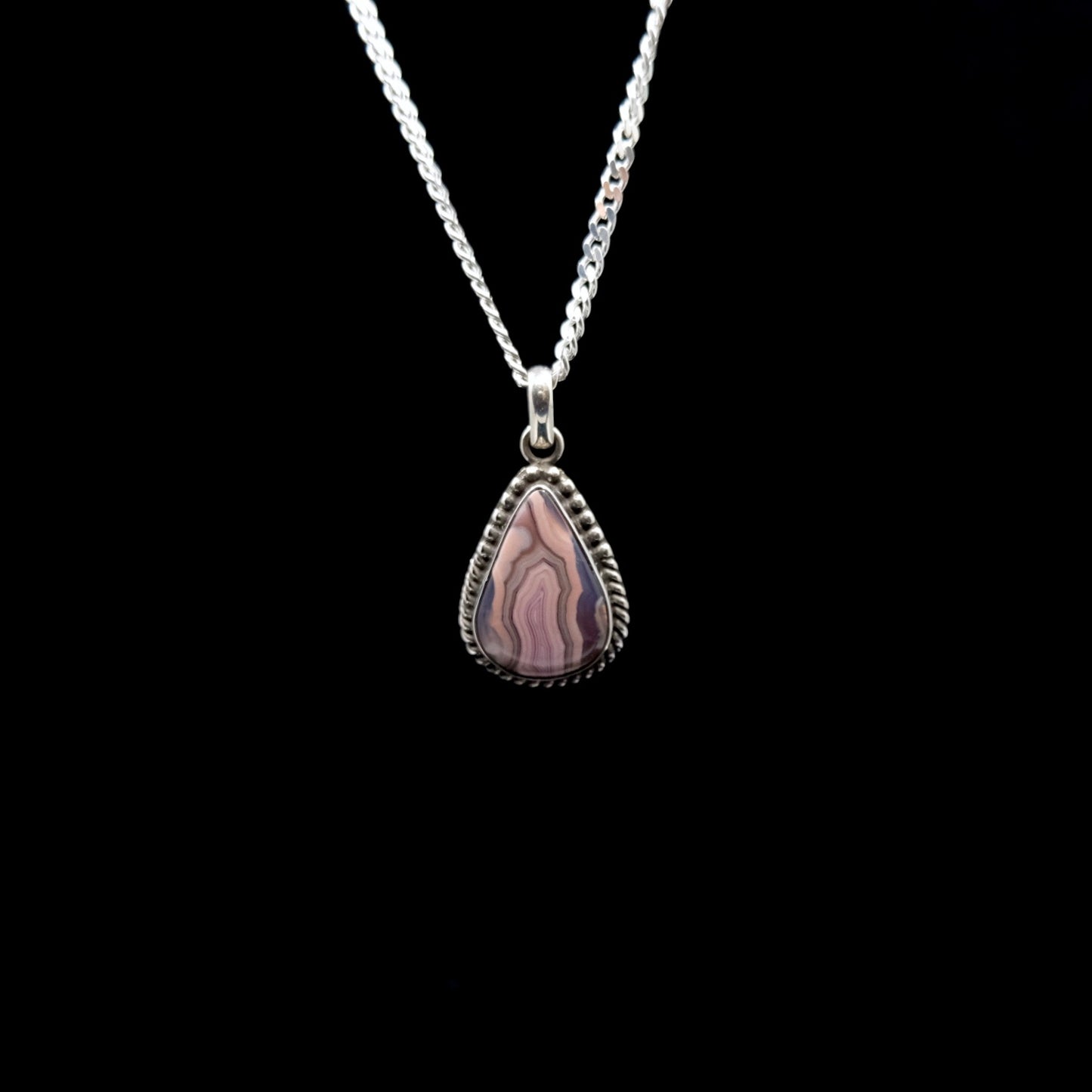 Purple Passion Agate Necklace