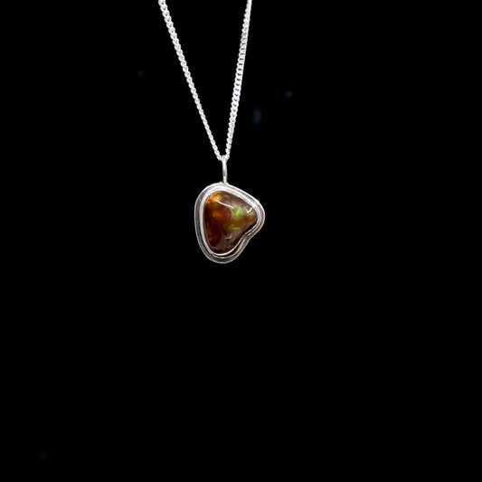 Mexican Fire Agate Necklace