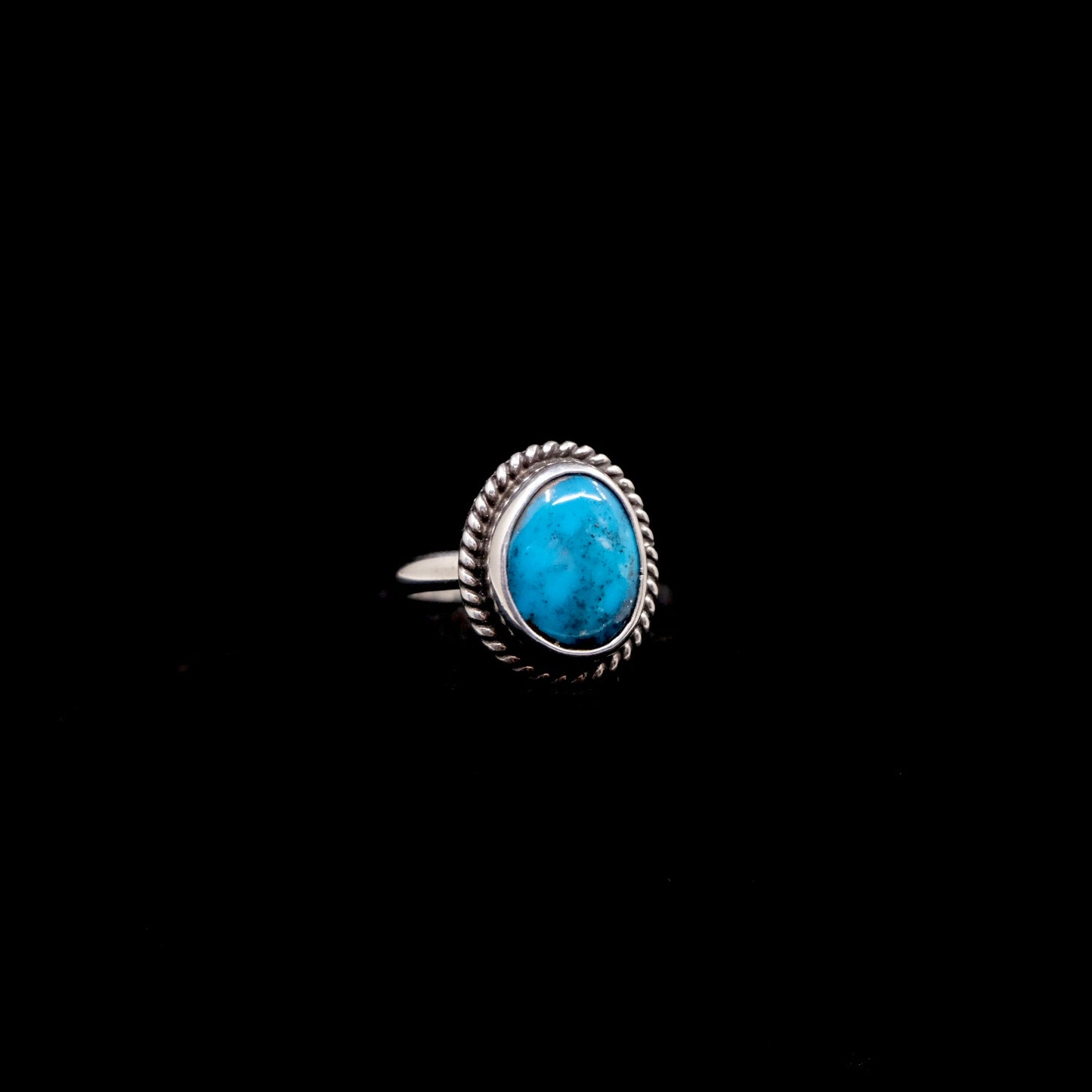 Kingman Turquoise Ring {8.5}