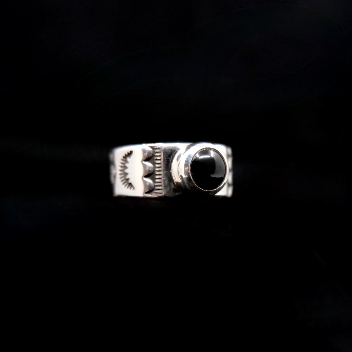 Onyx Cigar Ring {9/9.5}