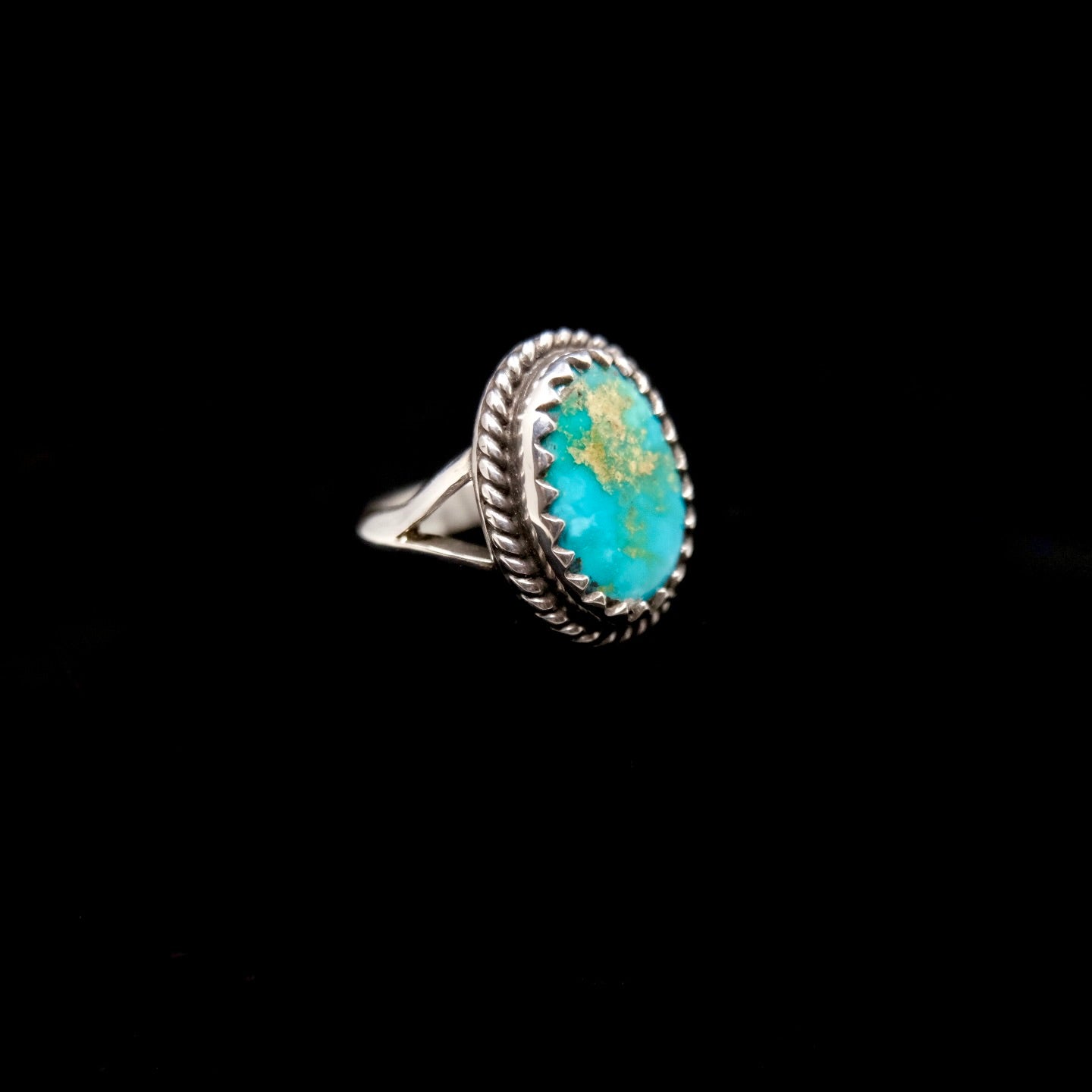 Stone Mountain Turquoise Ring {7}