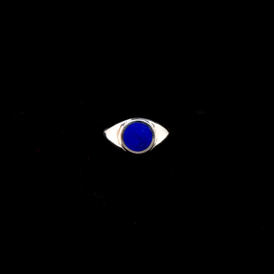 Lapis Signet Ring {6}
