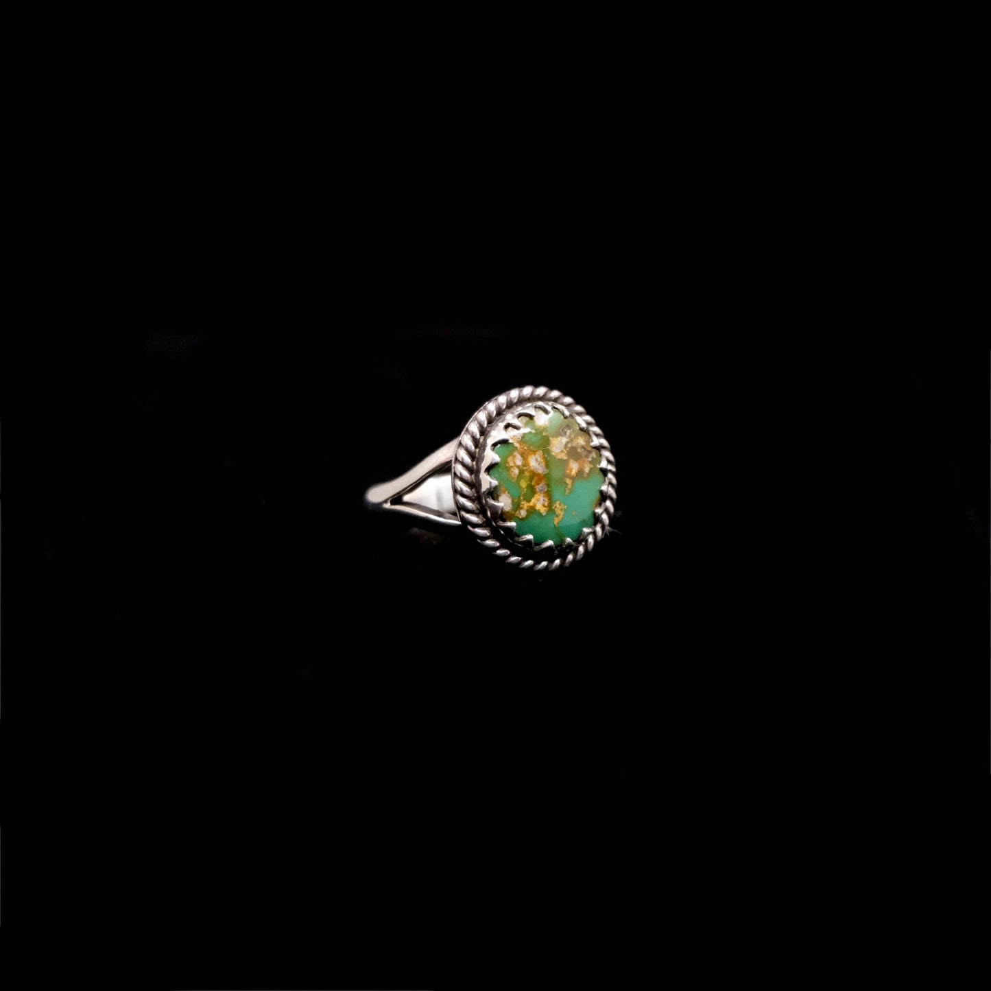 Stone Mountain Turquoise Ring {8}