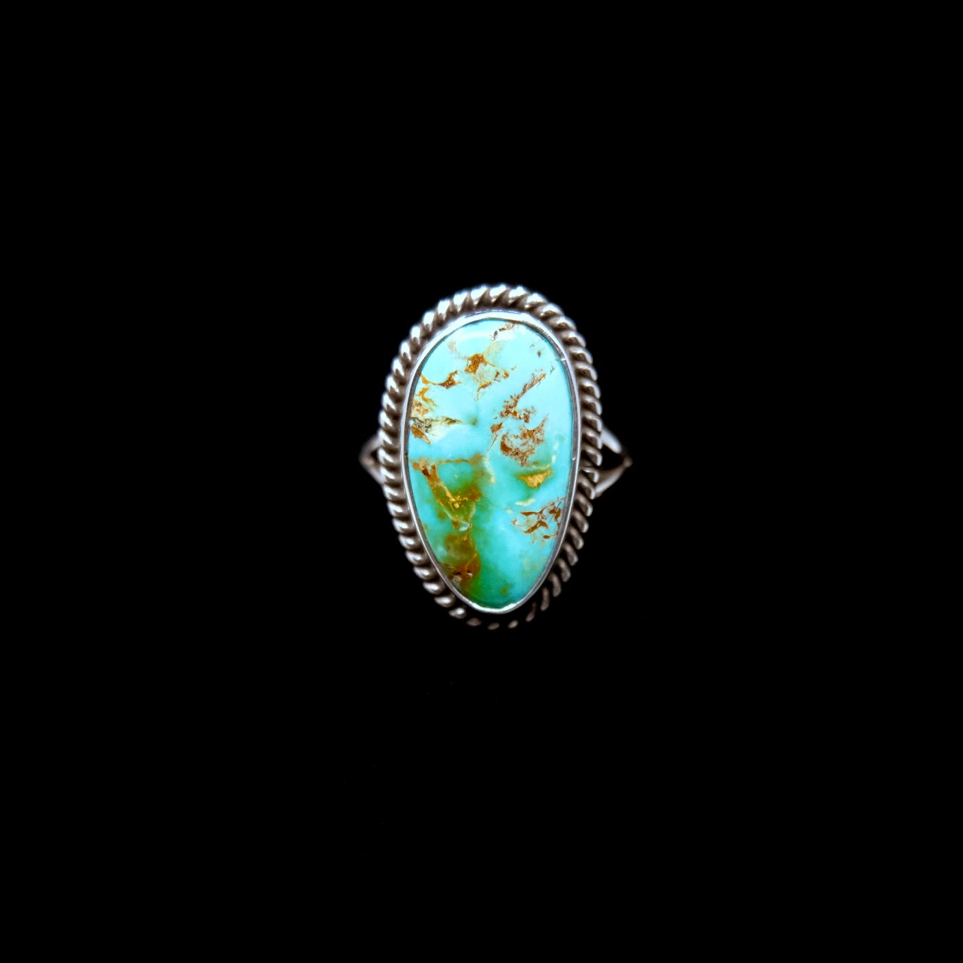 Stone Mountain Turquoise Ring {7}