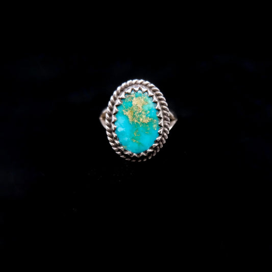 Stone Mountain Turquoise Ring {7}