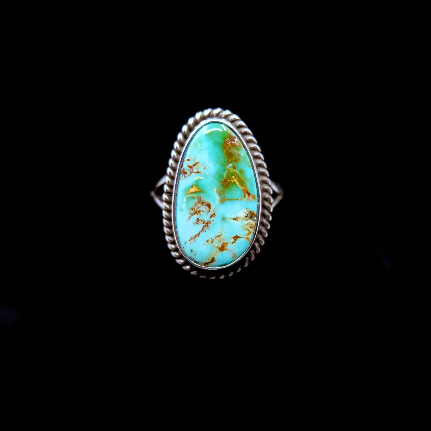 Stone Mountain Turquoise Ring {7}
