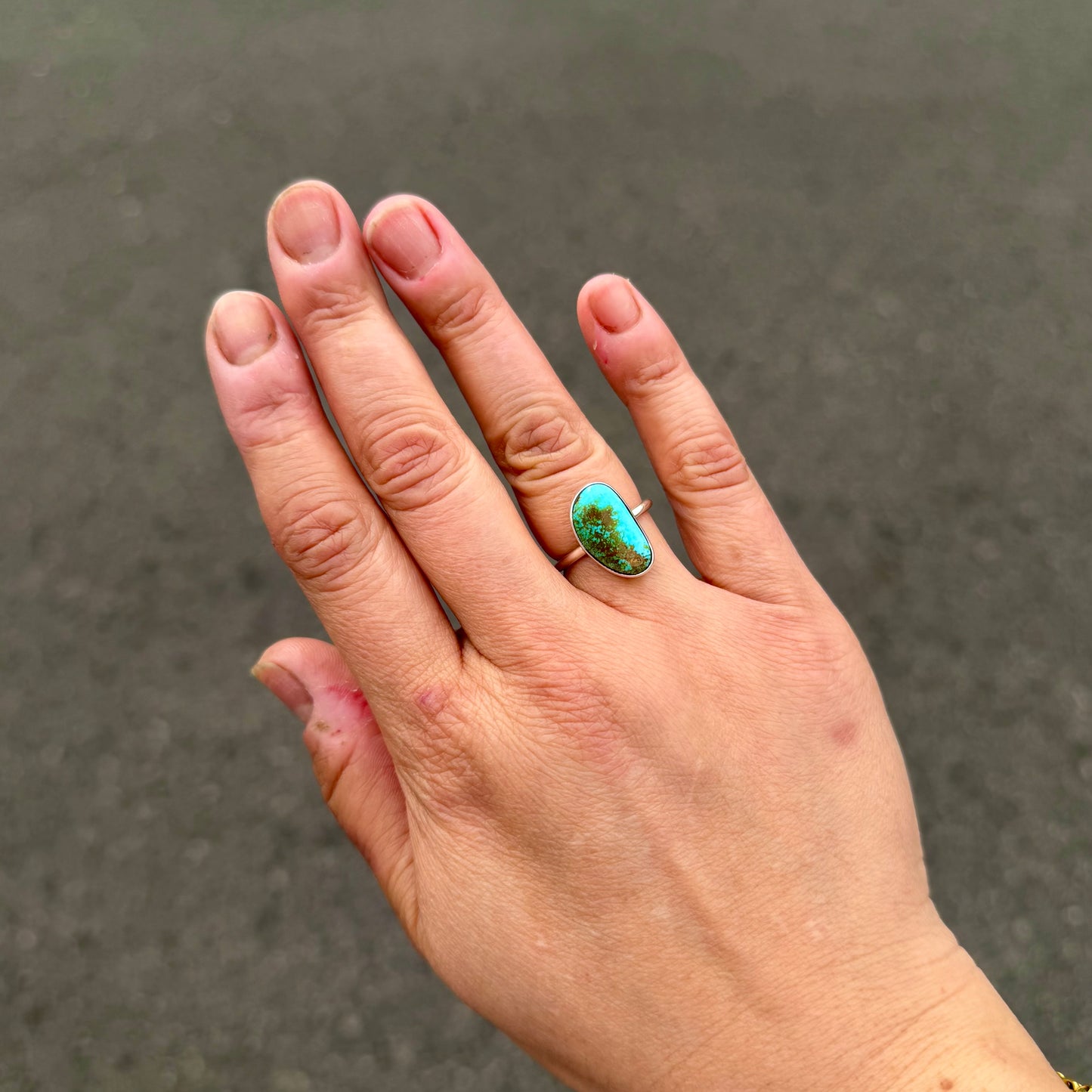 Stone Mountain Turquoise Ring {7}