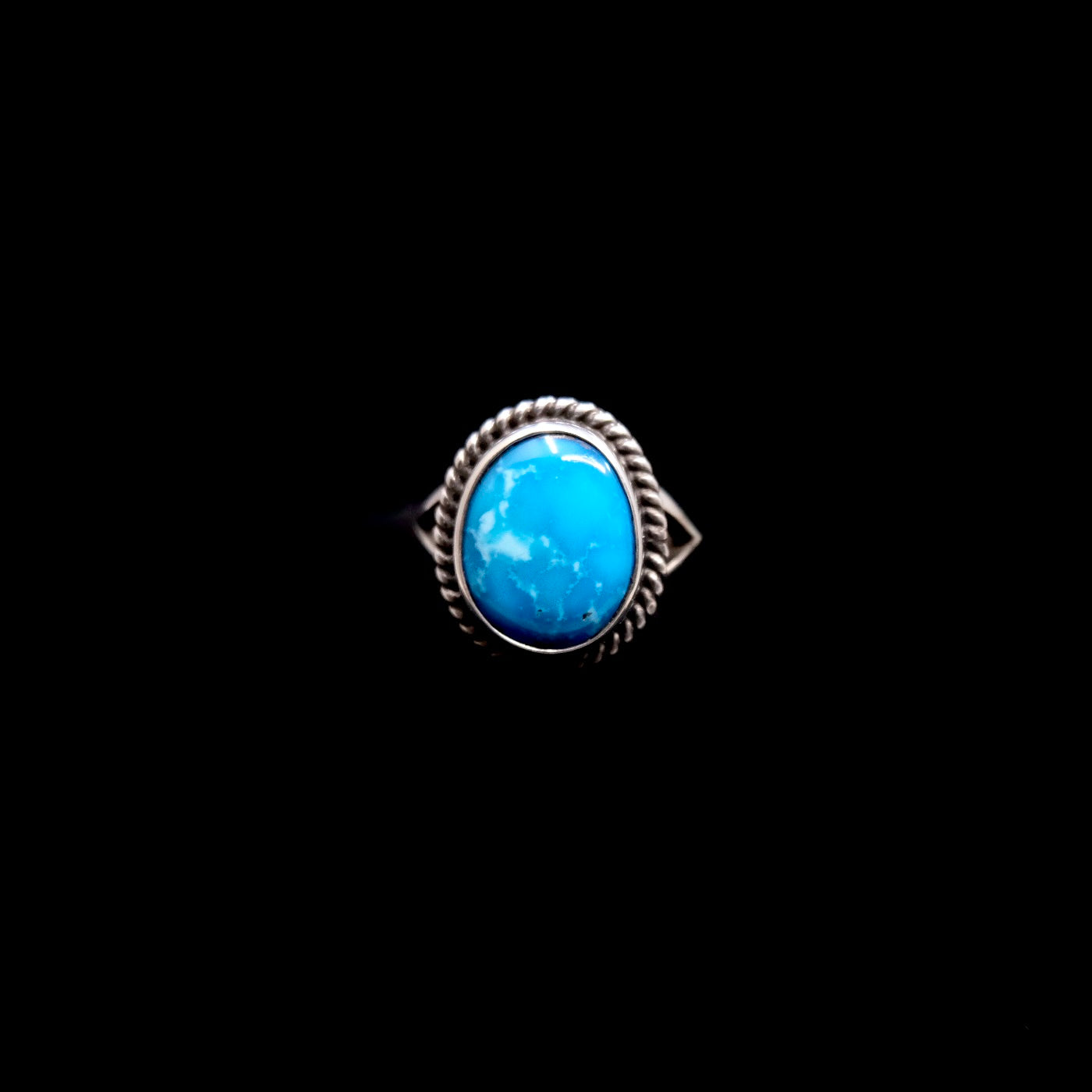 Kingman Turquoise Ring {8}