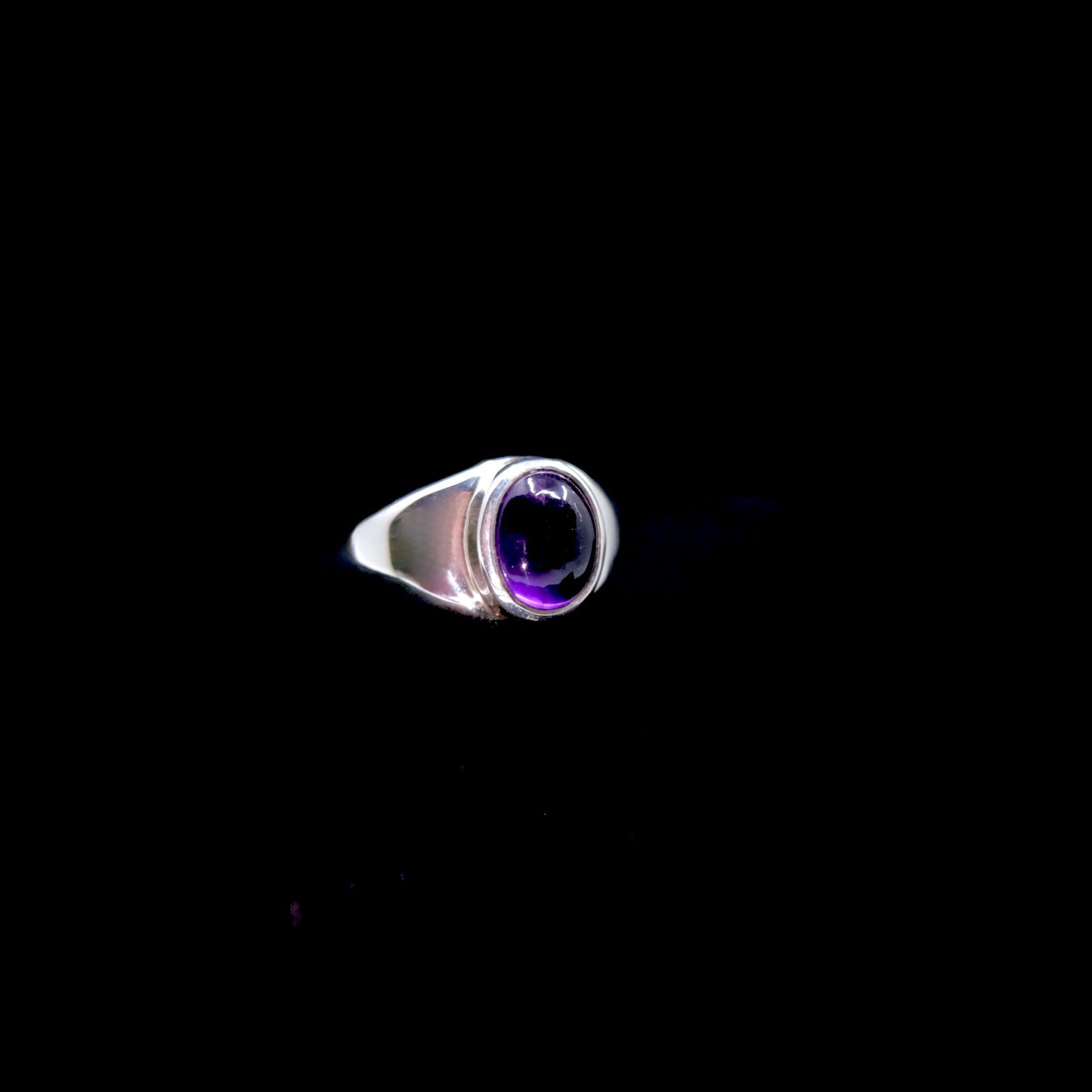 Amethyst Signet Ring {8}