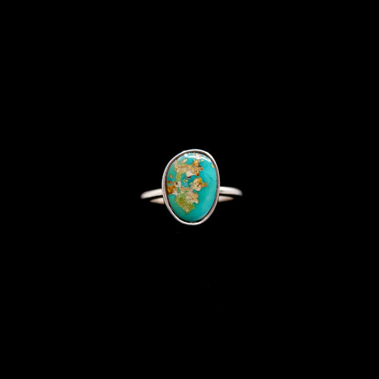 Stone Mountain Turquoise Ring {7.5}